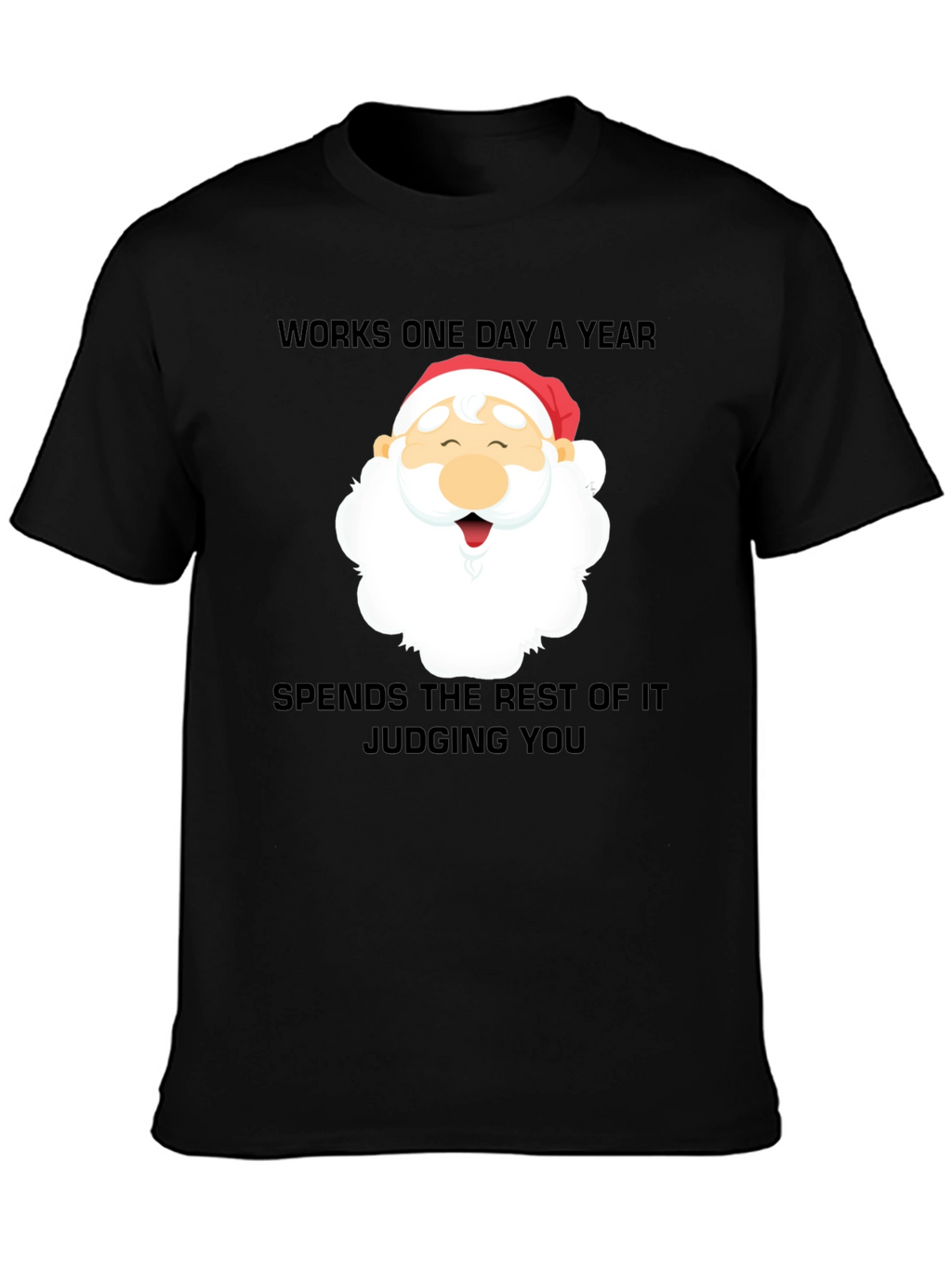 Santa Judging You Graphic T-Shirt