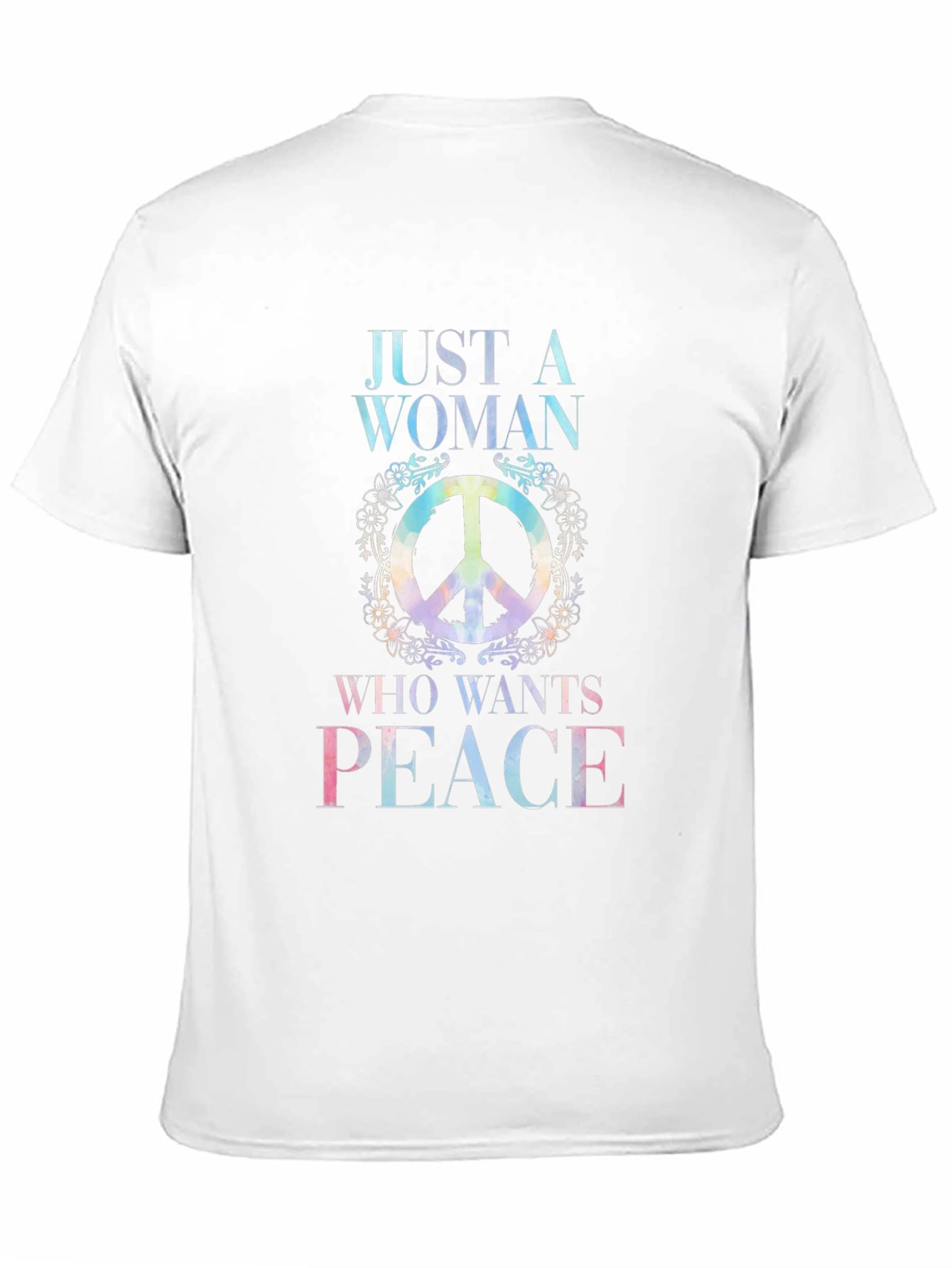 Peace Sign Womens T-Shirt - Hippie Style
