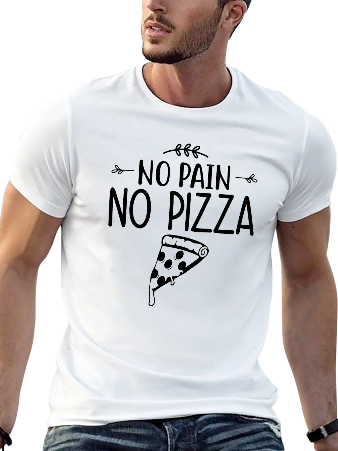 No Pain No Pizza Graphic Tee