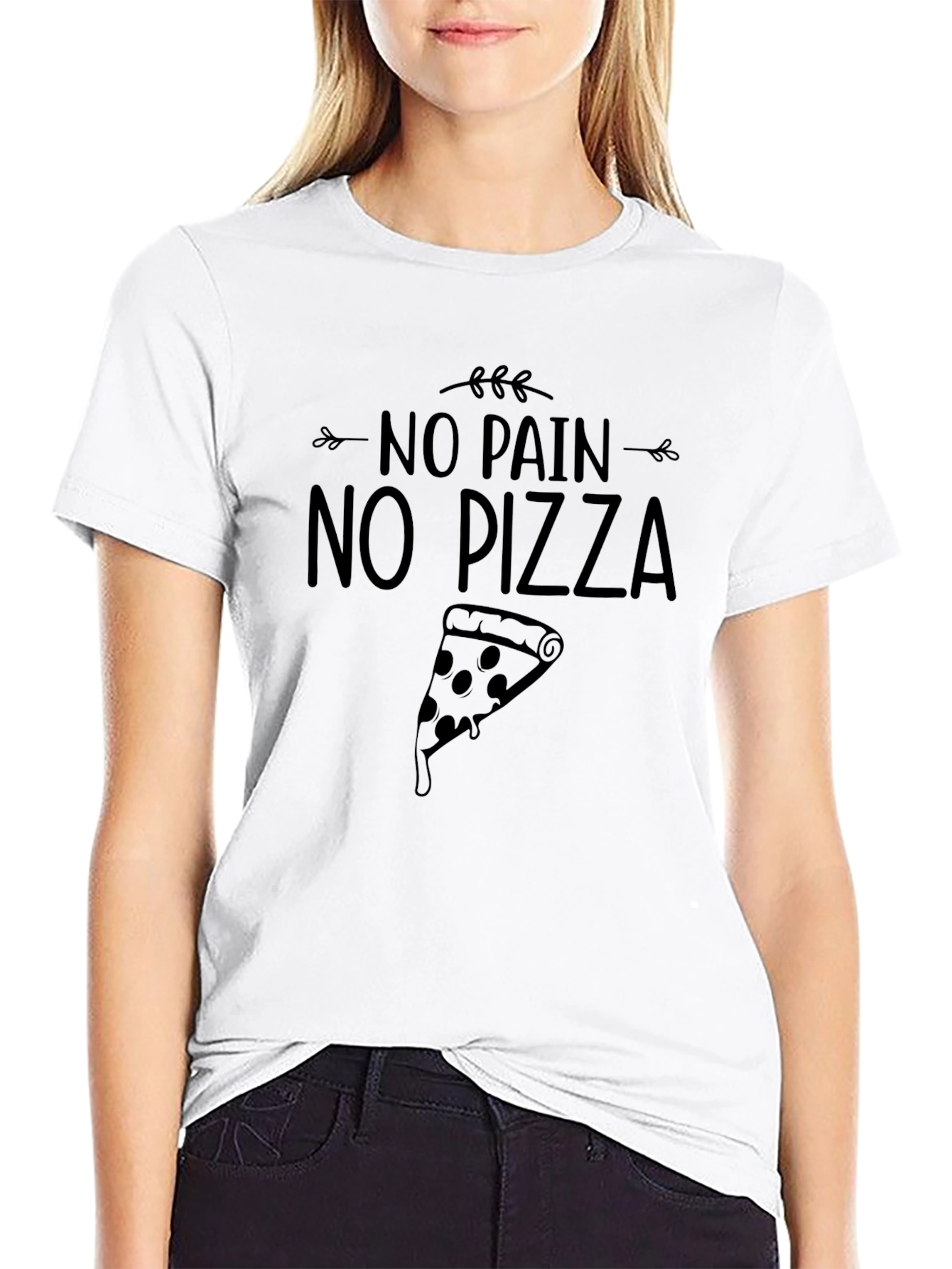 No Pain No Pizza Graphic Tee