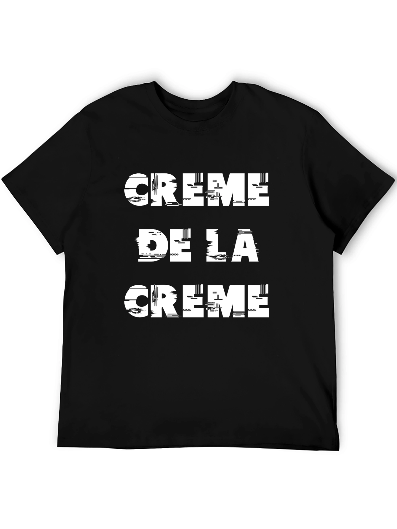 Crème de la Crème Black Graphic Tee