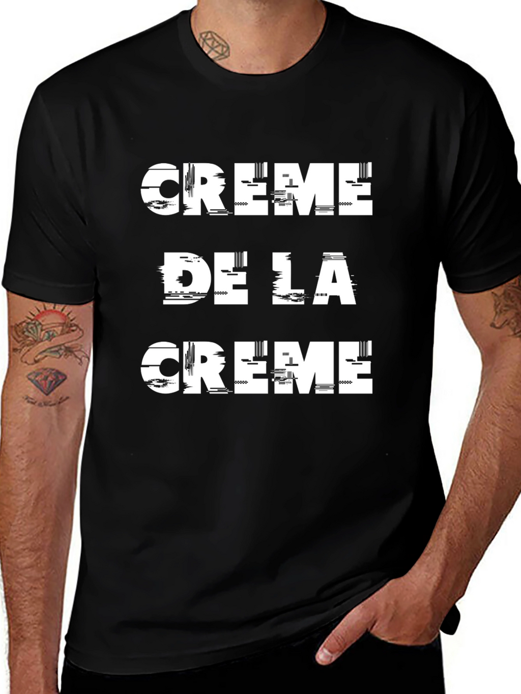 Crème de la Crème Black Graphic Tee