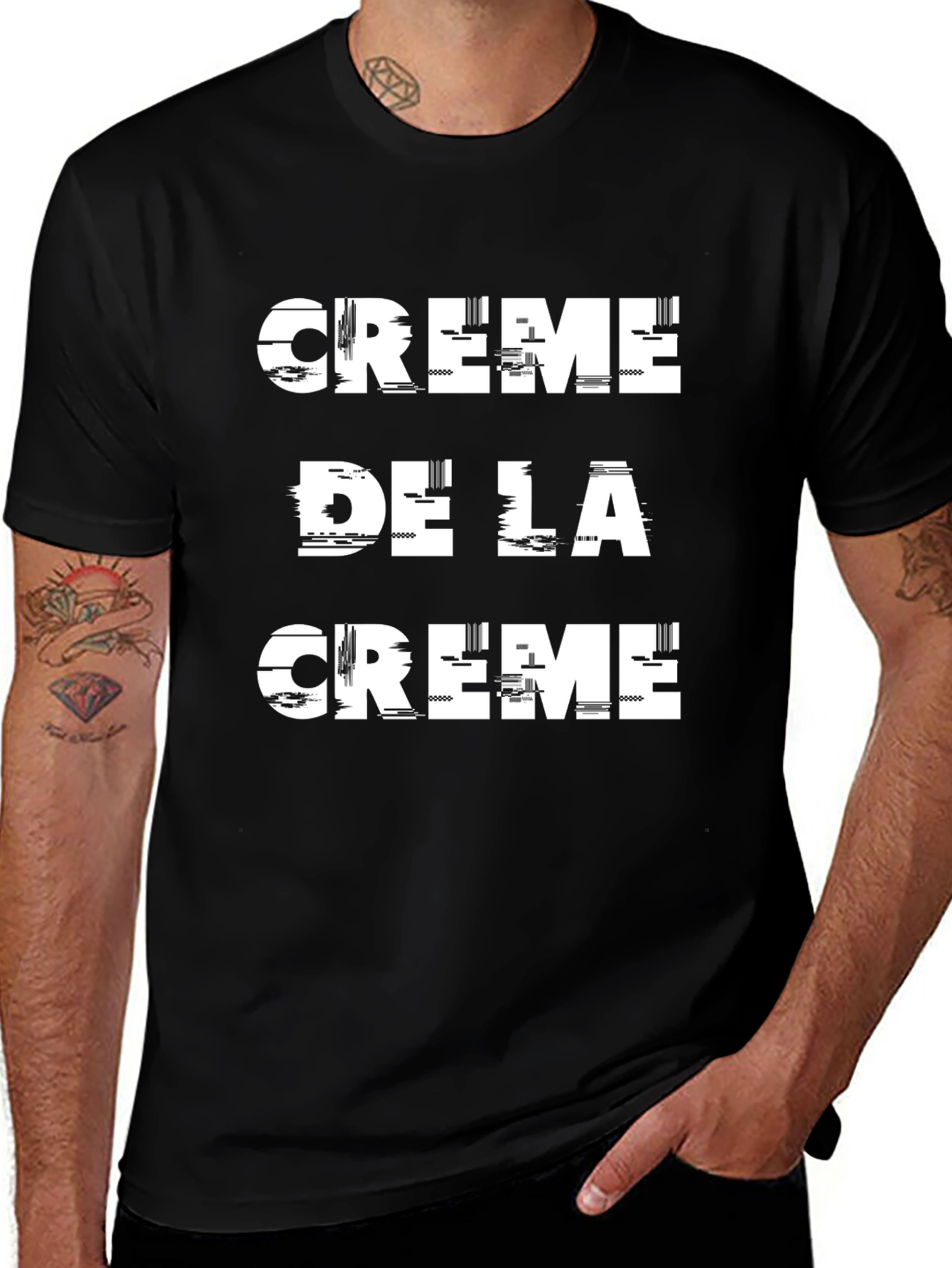 Crème de la Crème Black Graphic Tee