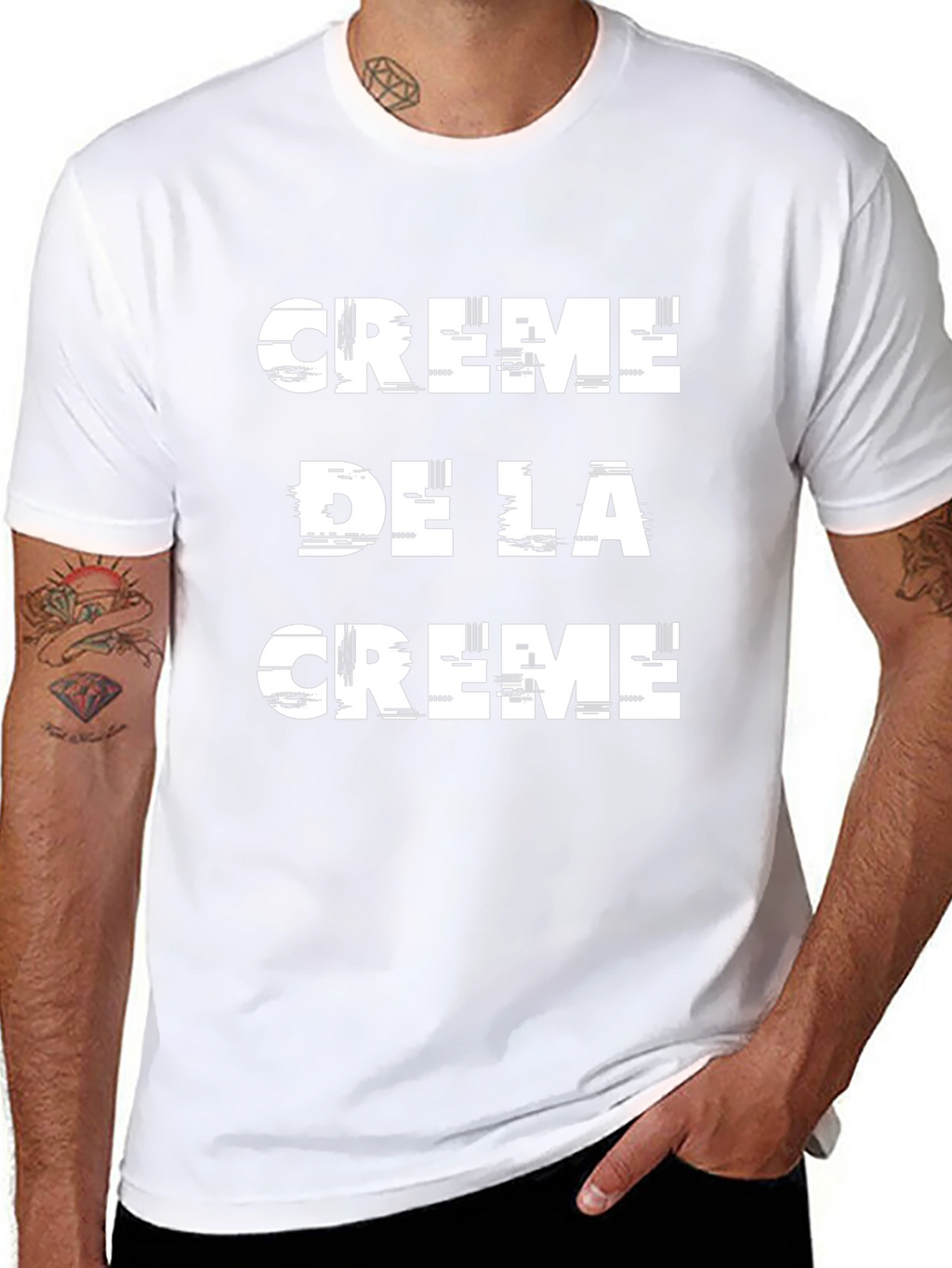 Crème de la Crème Black Graphic Tee