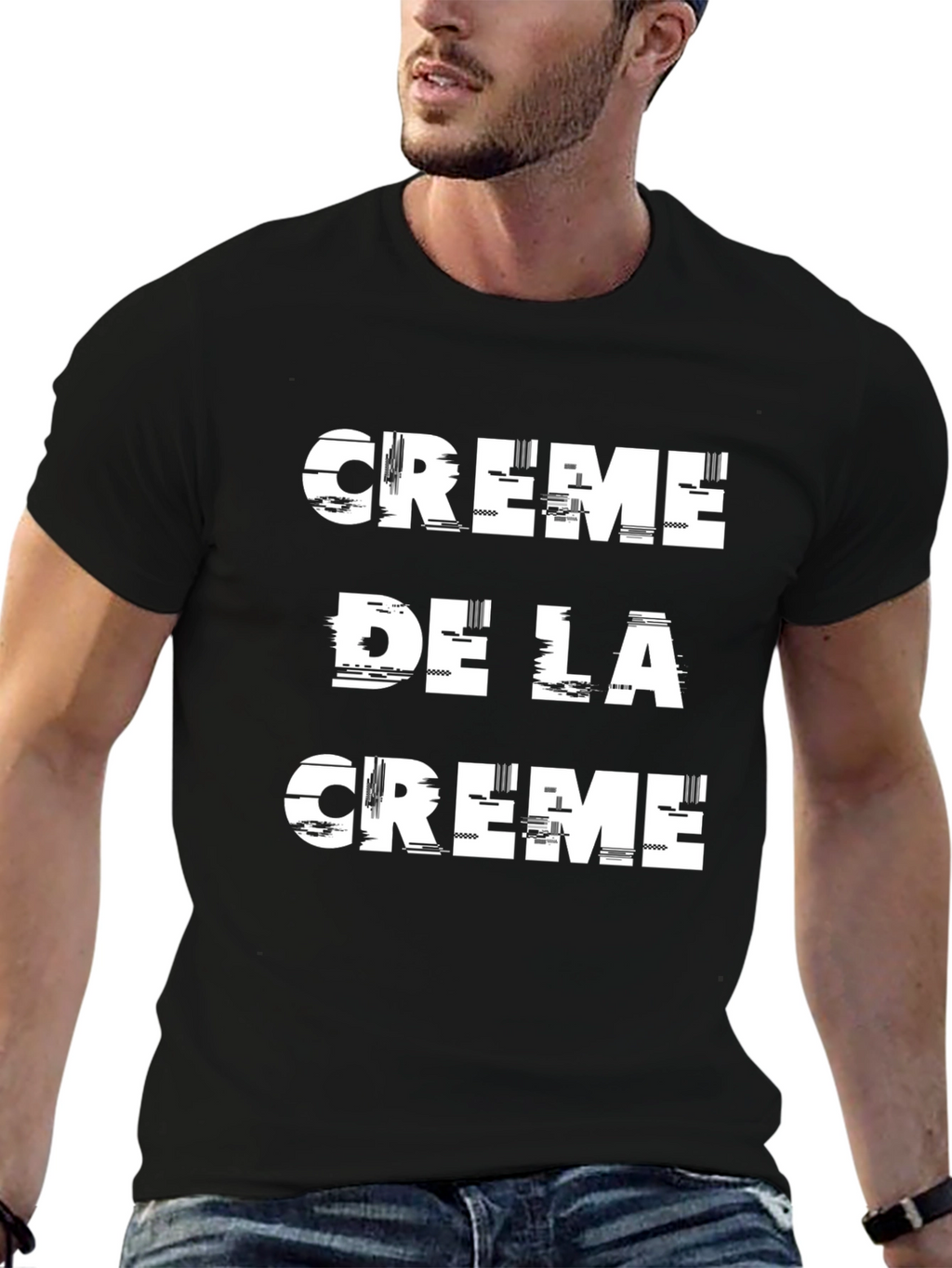 Crème de la Crème Black Graphic Tee
