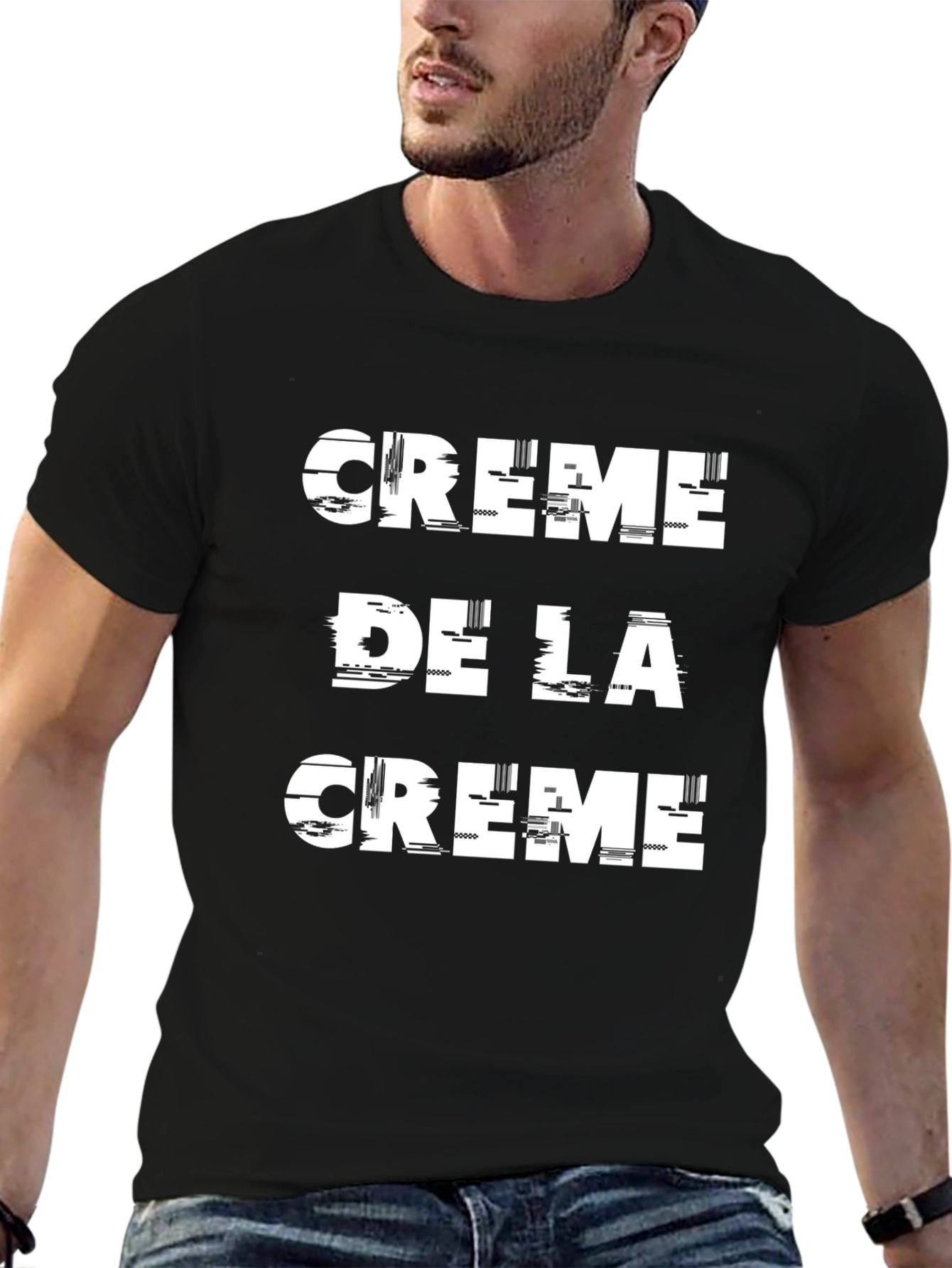 Crème de la Crème Black Graphic Tee