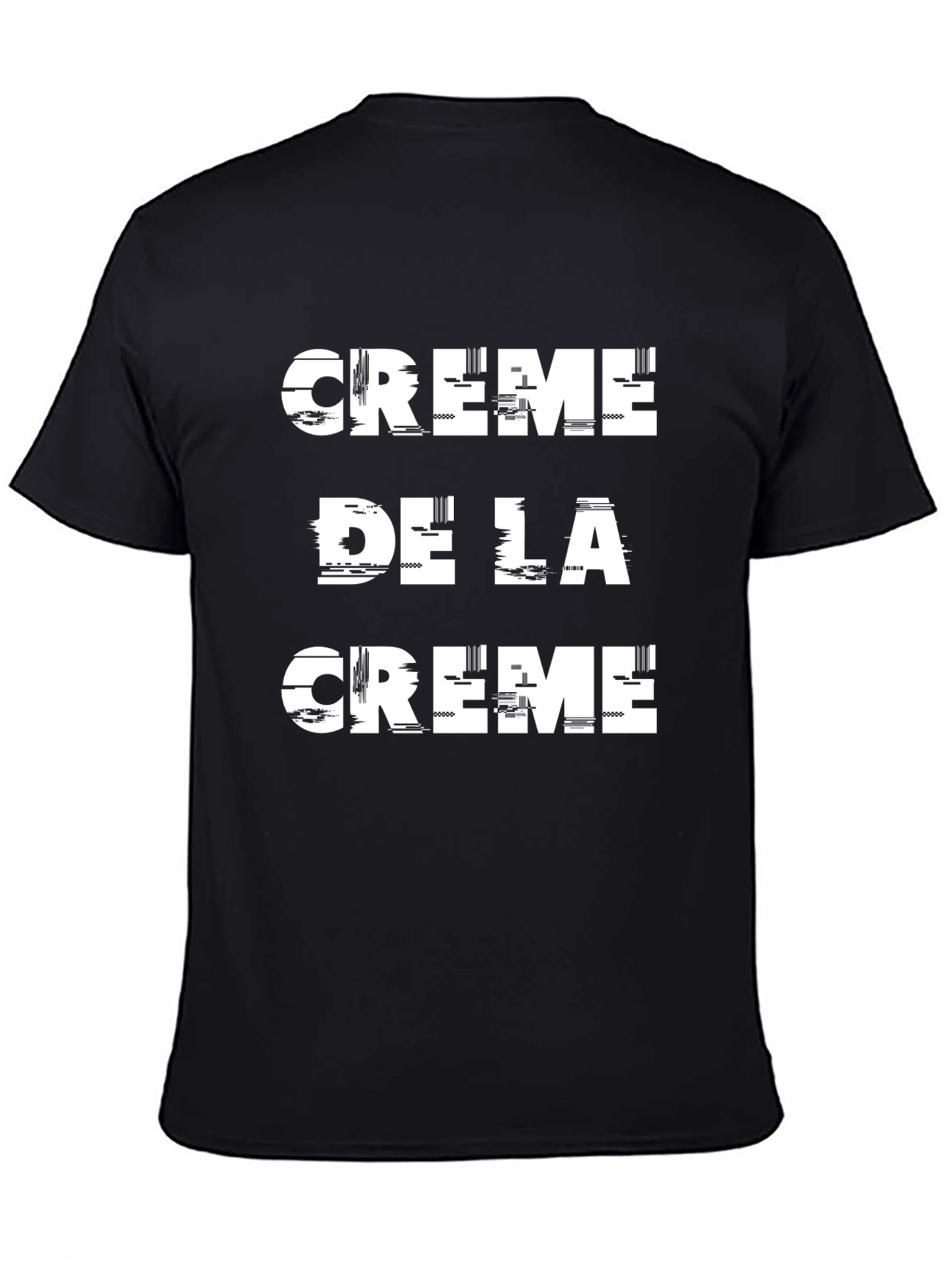 Crème de la Crème Black Graphic Tee