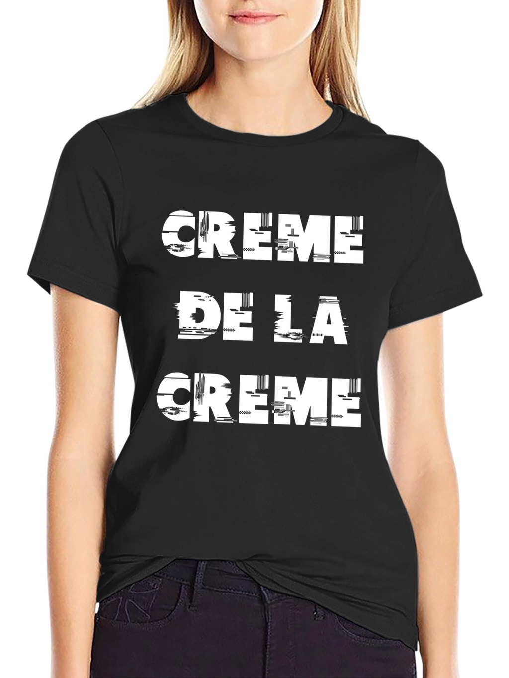 Crème de la Crème Black Graphic Tee