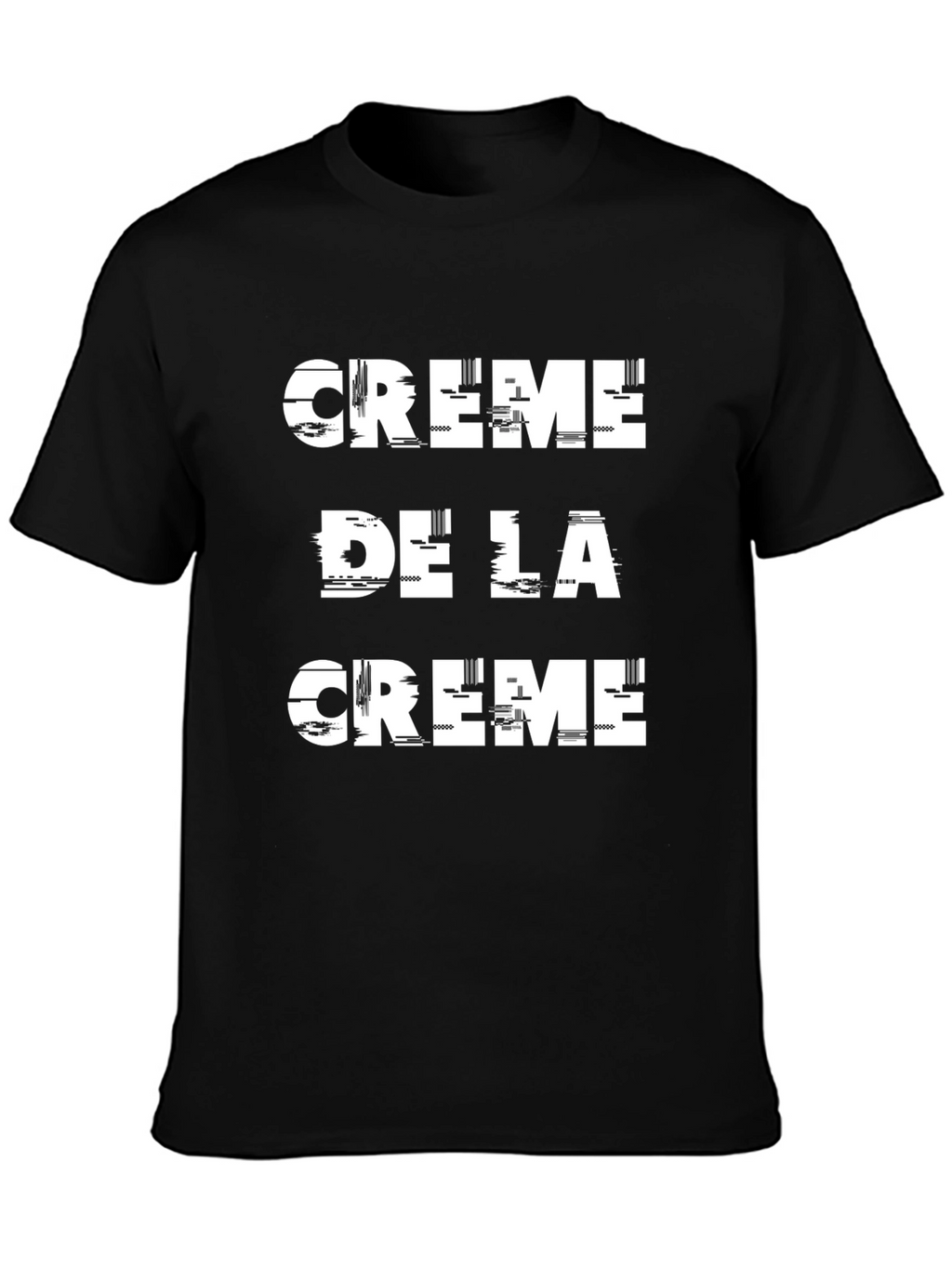 Crème de la Crème Black Graphic Tee