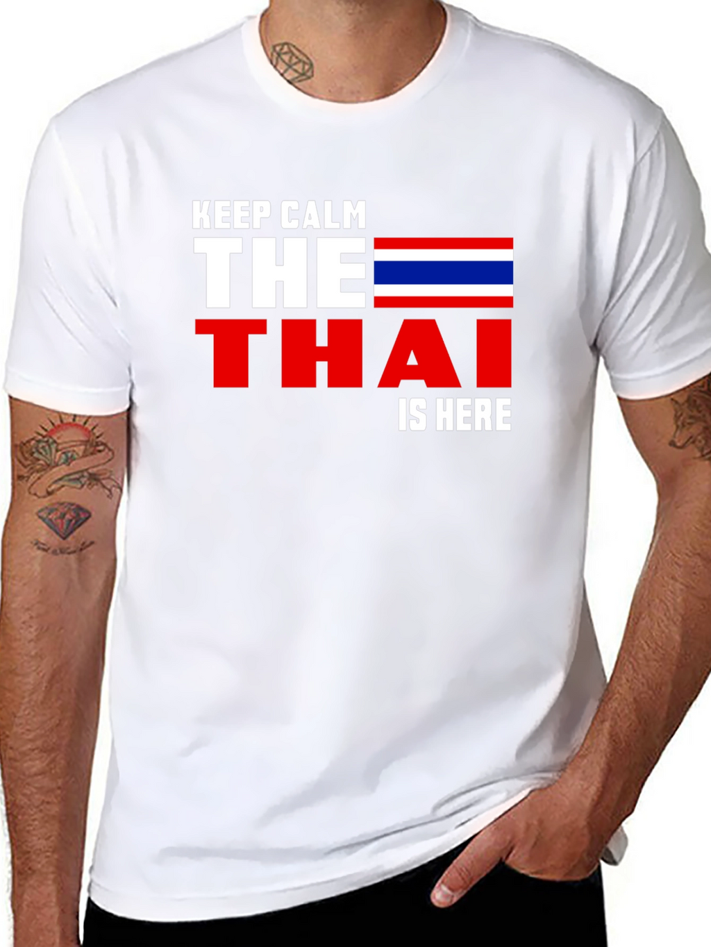 Keep Calm Thai Flag T-Shirt