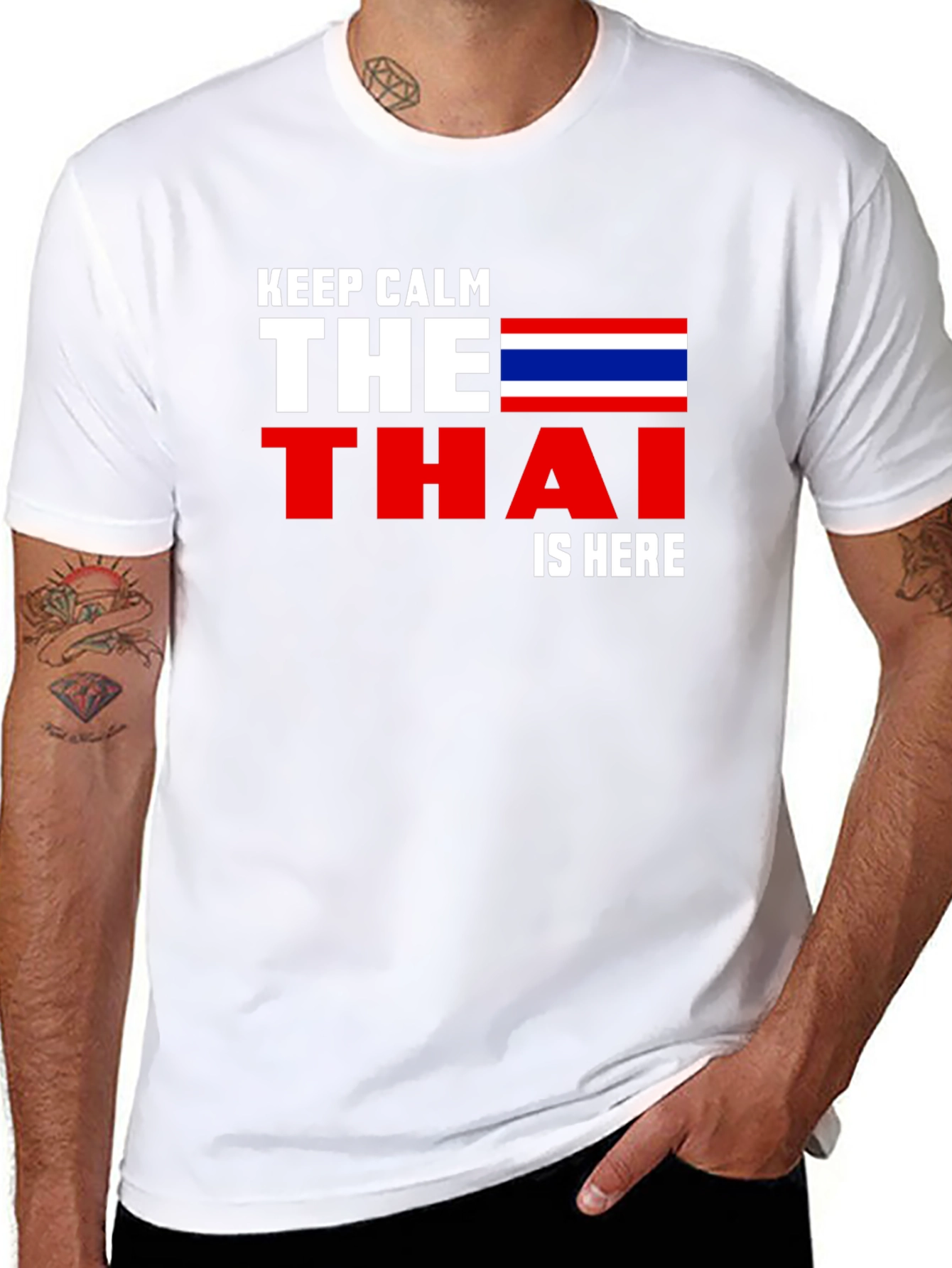 Keep Calm Thai Flag T-Shirt