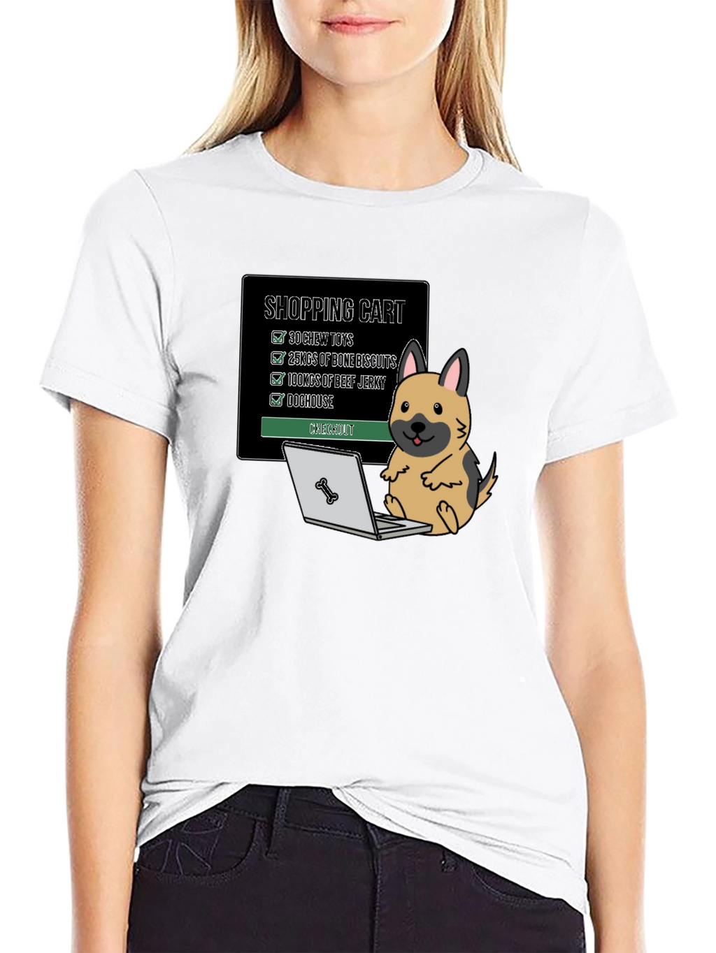 Dog Shopping Cart T-Shirt
