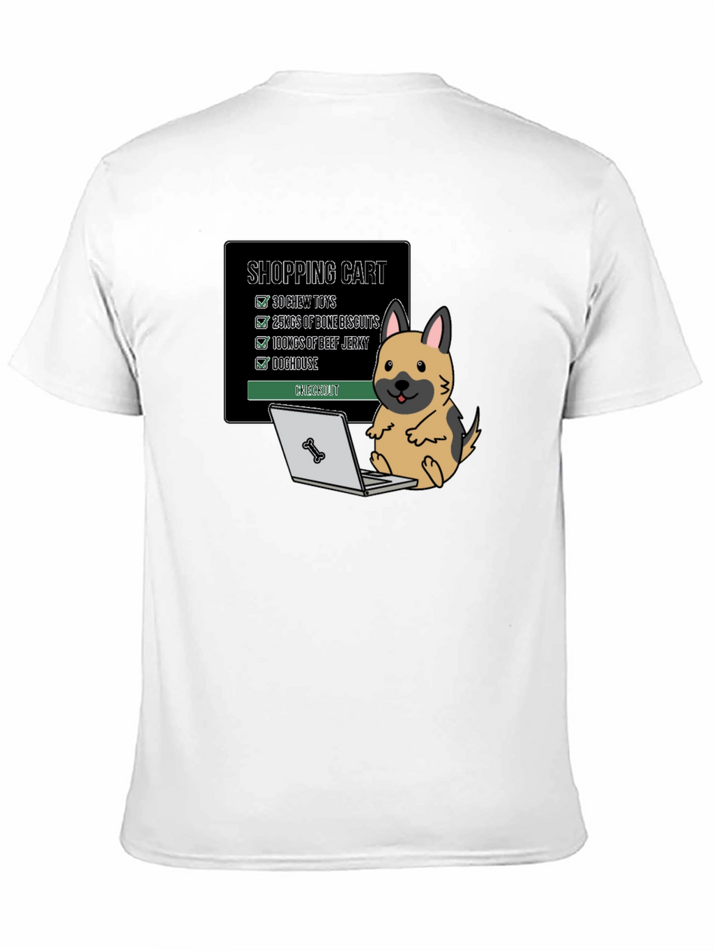 Dog Shopping Cart T-Shirt