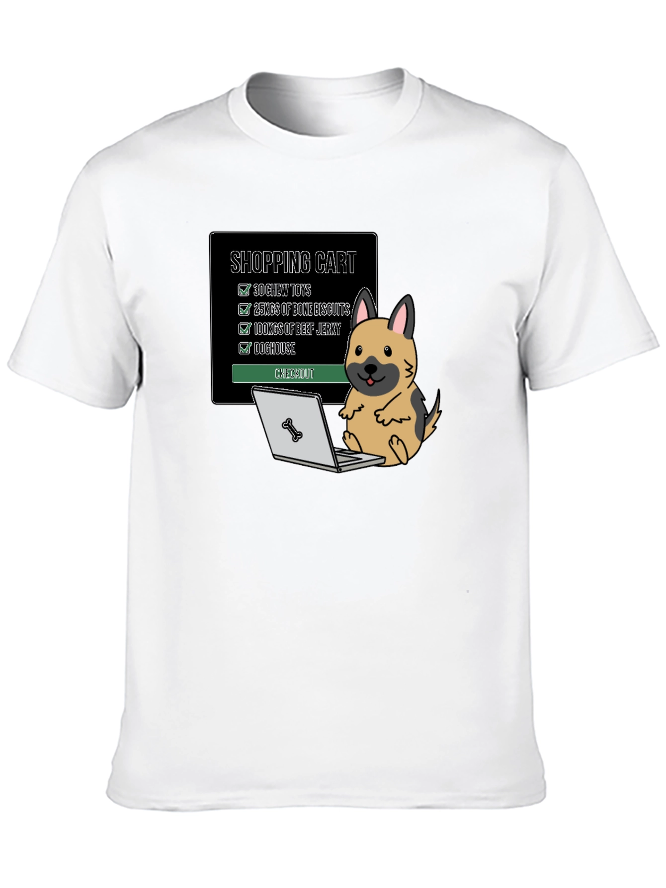 Dog Shopping Cart T-Shirt