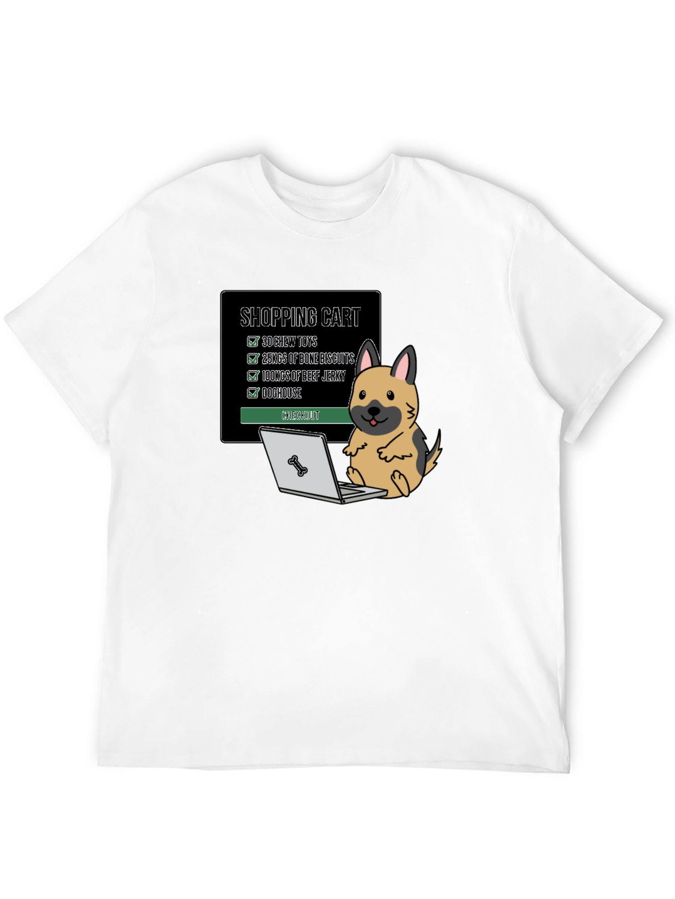Dog Shopping Cart T-Shirt