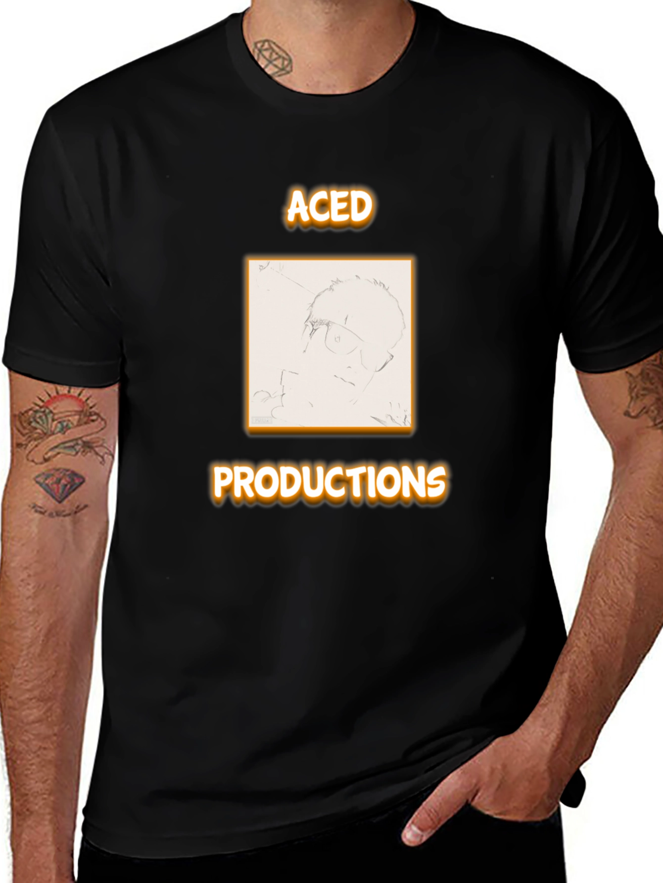 Aced Productions Black T-Shirt