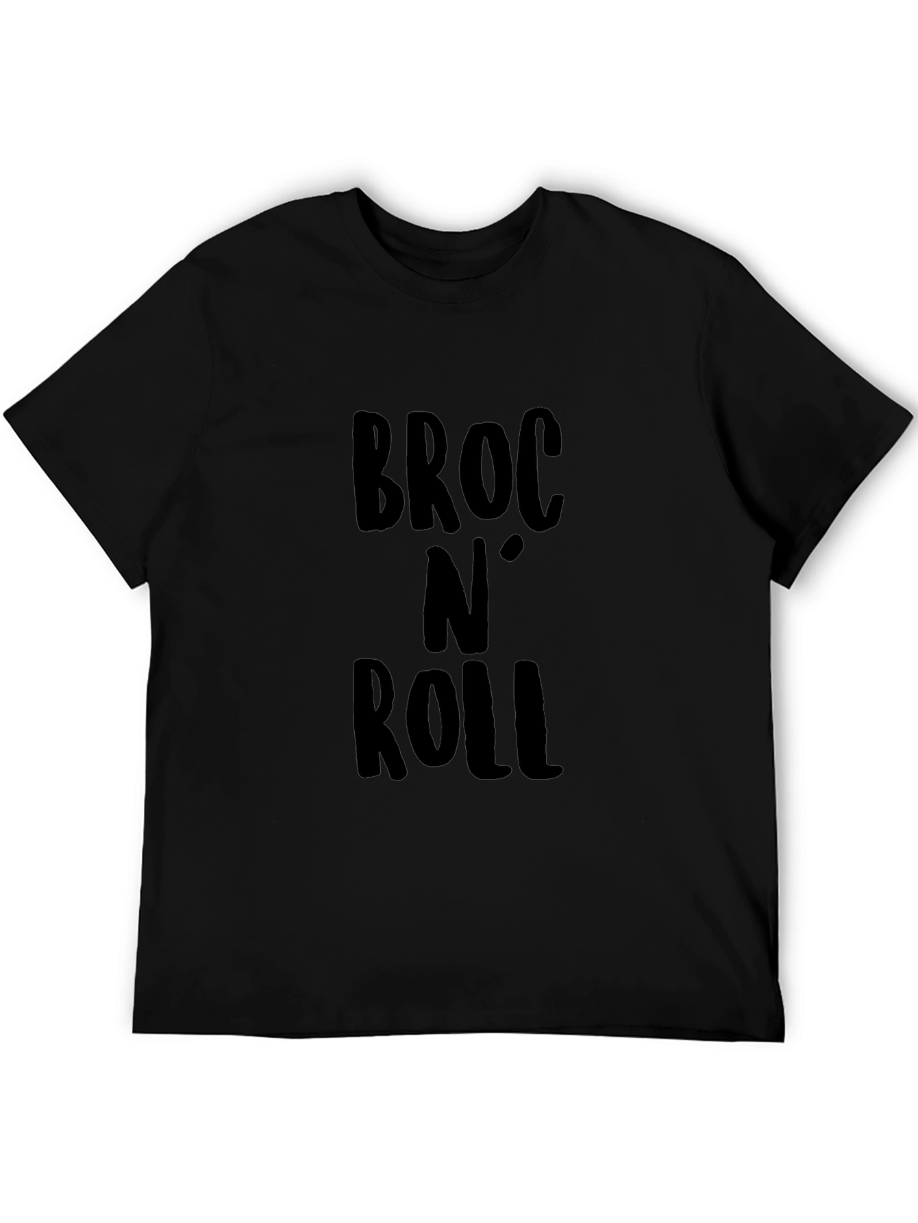 Broc N Roll Black Graphic T-Shirt