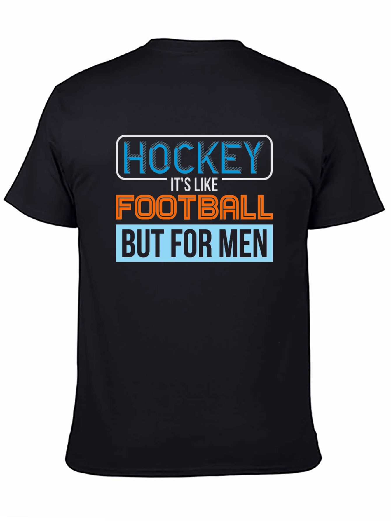 Hockey vs Football Mens T-Shirt