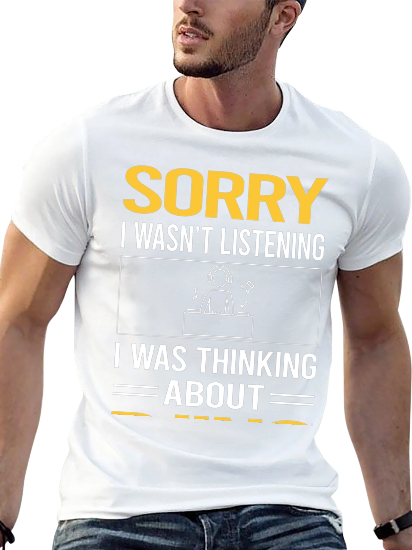 Sorry DJ T-Shirt - Music Lover Gift