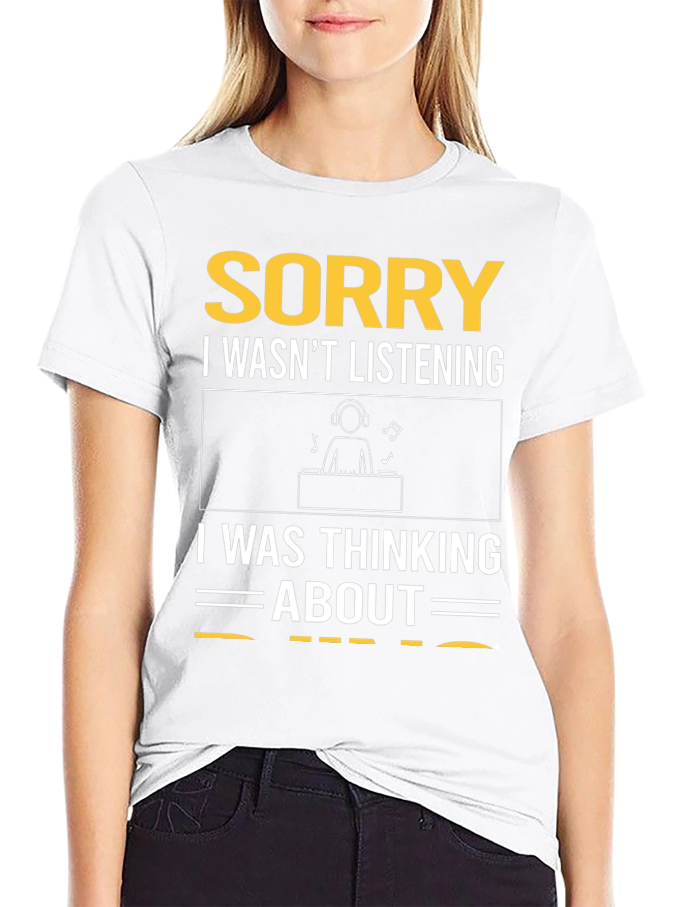 Sorry DJ T-Shirt - Music Lover Gift