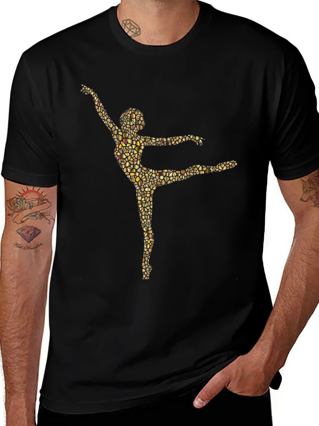 Mosaic Dancer Graphic T-Shirt