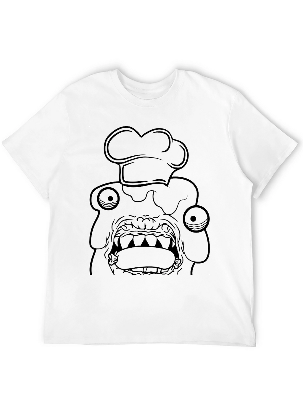 Chef Monster Graphic Tee - Black T-Shirt