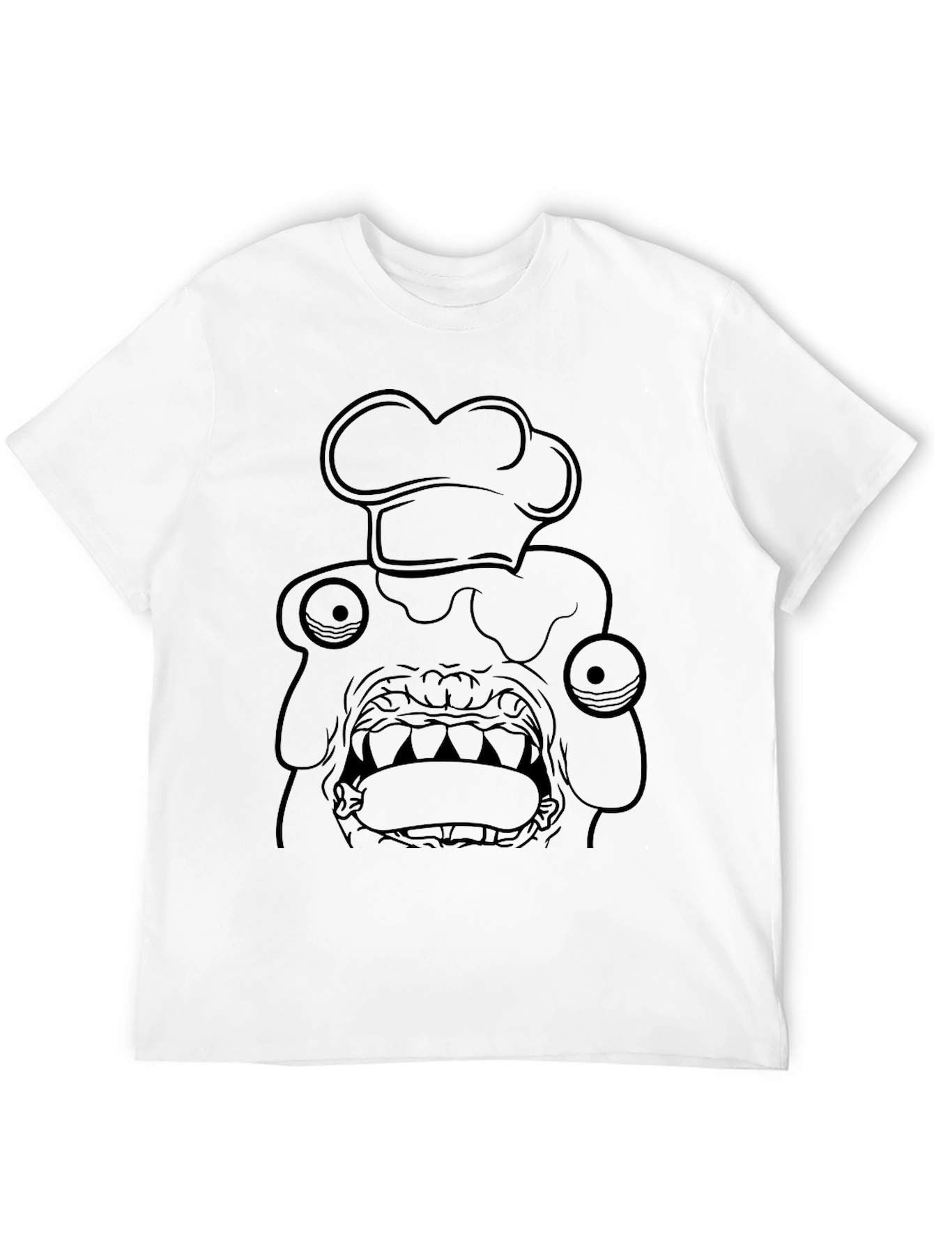 Chef Monster Graphic Tee - Black T-Shirt