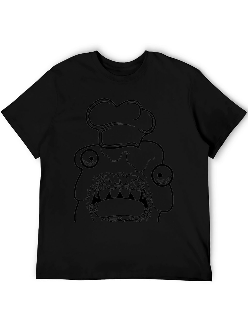 Chef Monster Graphic Tee - Black T-Shirt