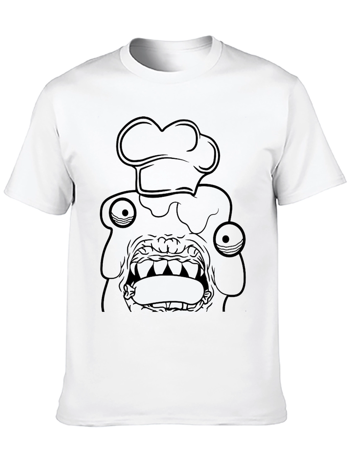 Chef Monster Graphic Tee - Black T-Shirt