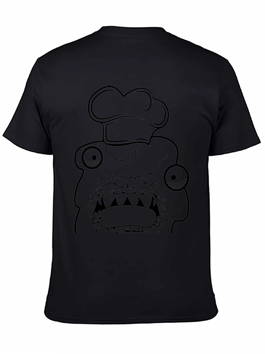 Chef Monster Graphic Tee - Black T-Shirt