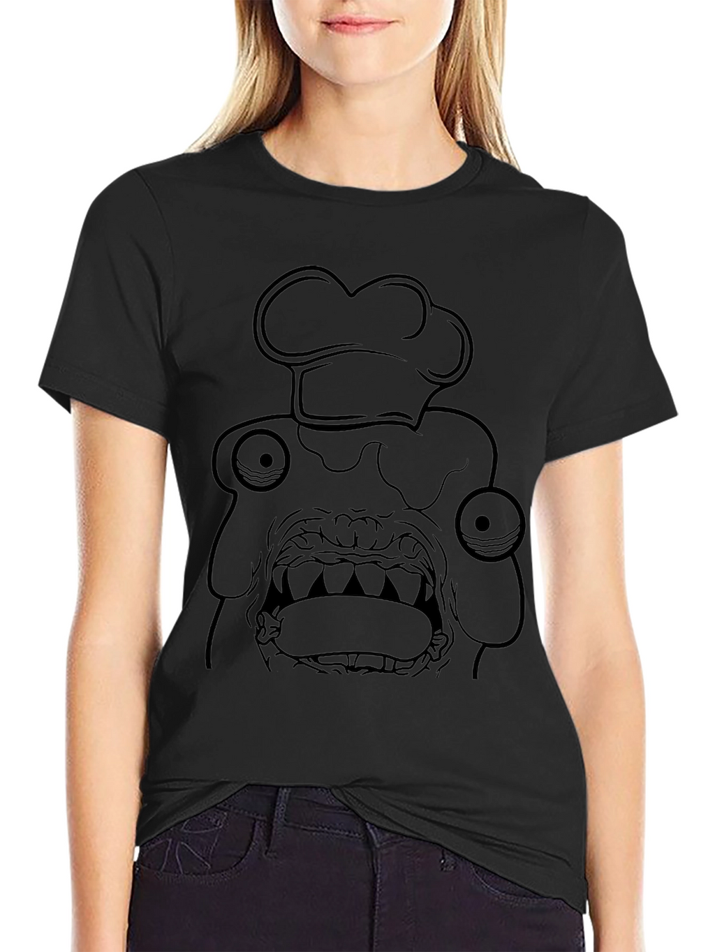 Chef Monster Graphic Tee - Black T-Shirt