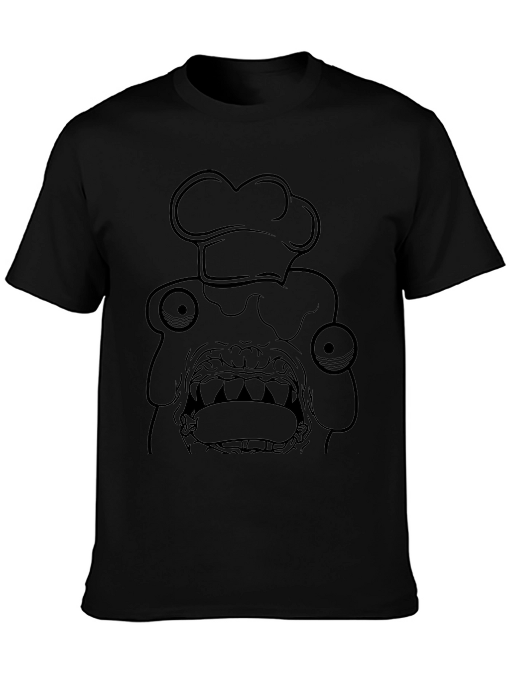 Chef Monster Graphic Tee - Black T-Shirt