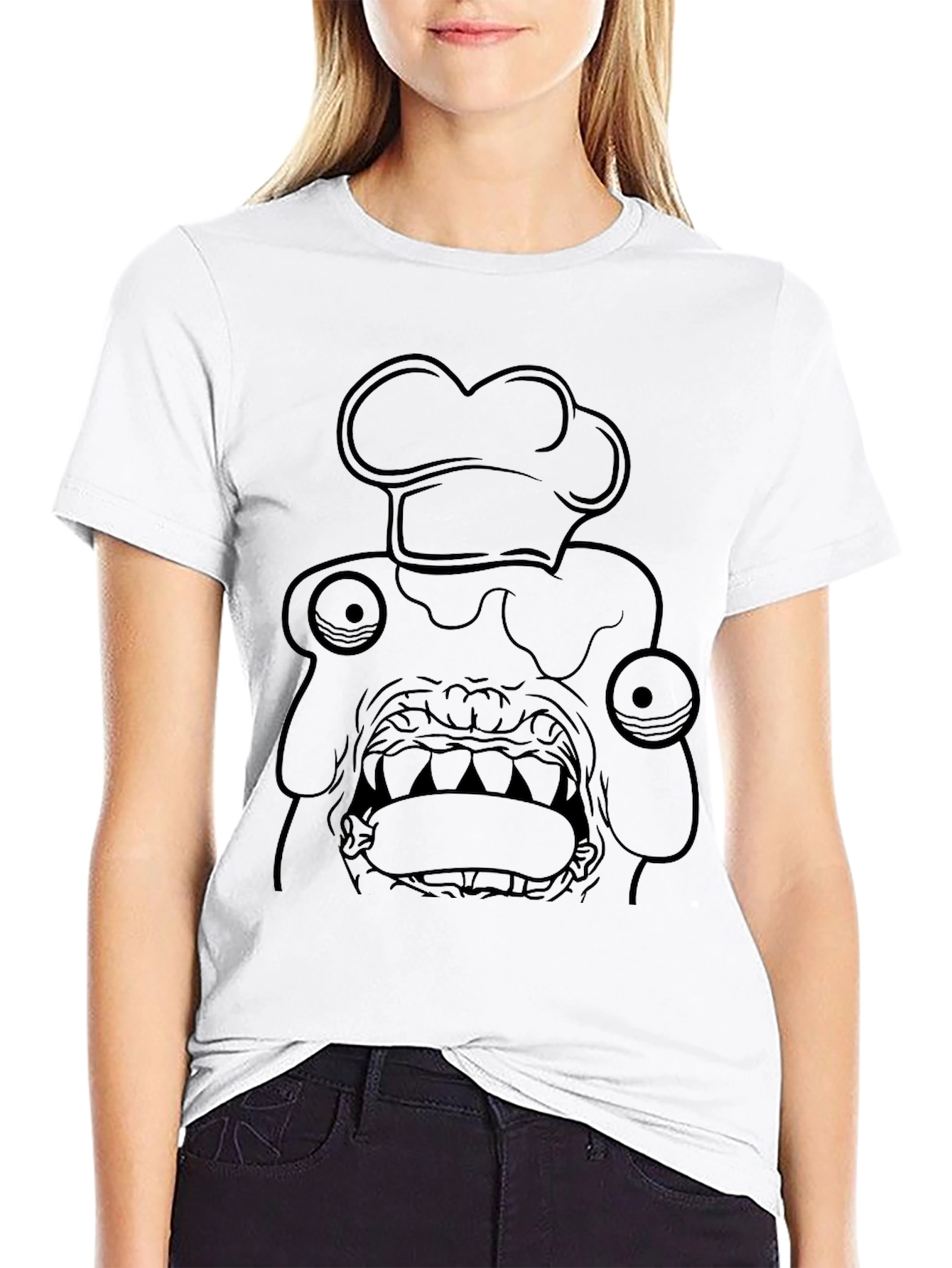Chef Monster Graphic Tee - Black T-Shirt