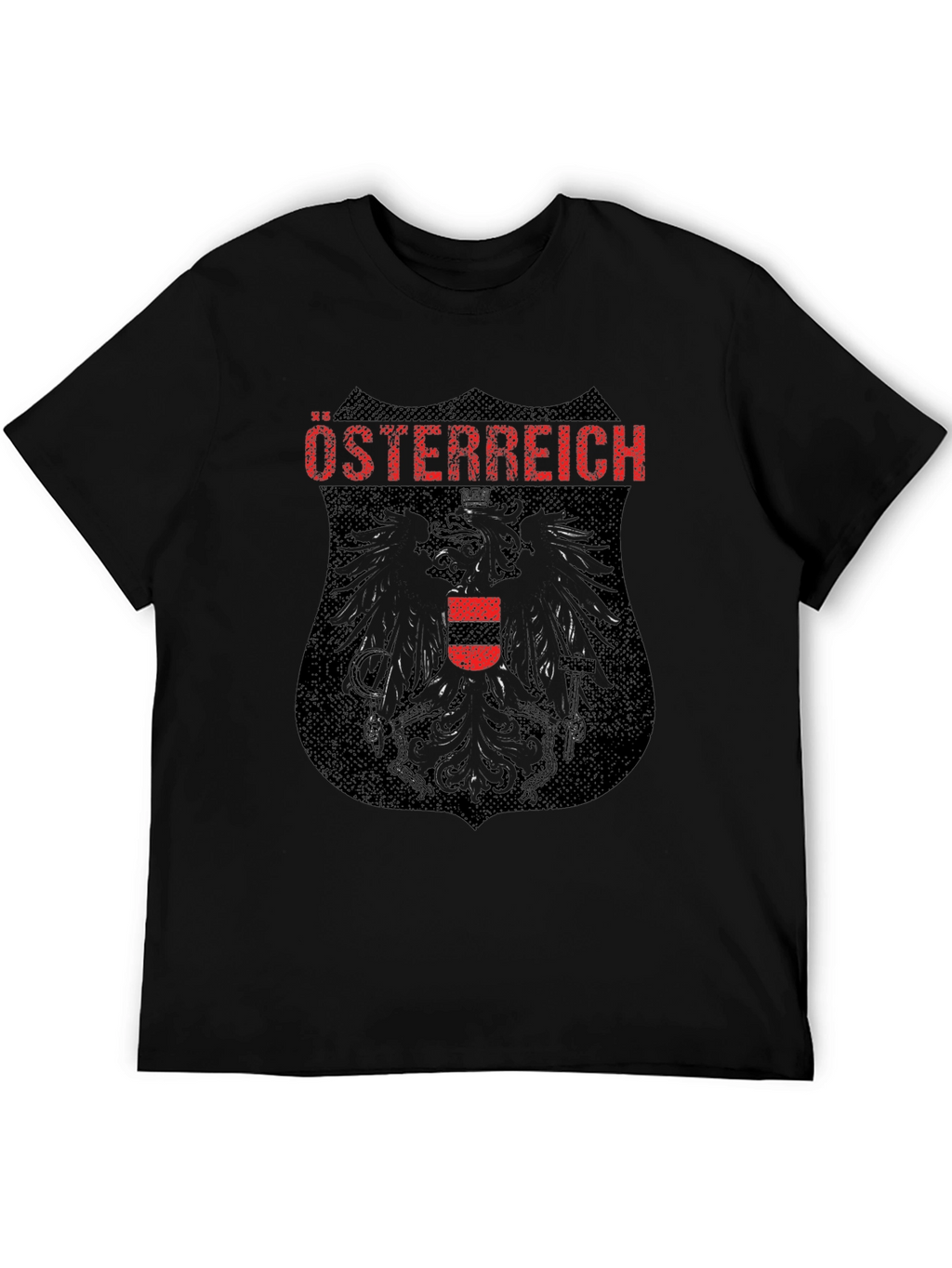 Austria Crest Graphic Tee - Black