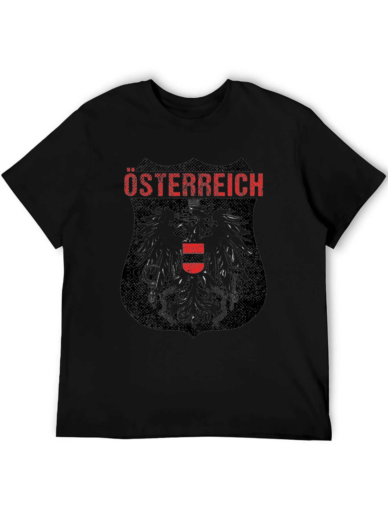 Austria Crest Graphic Tee - Black