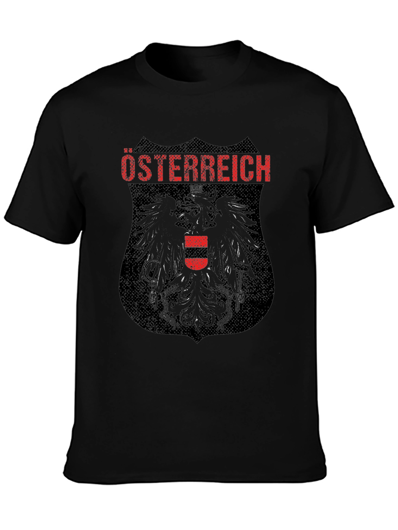 Austria Crest Graphic Tee - Black