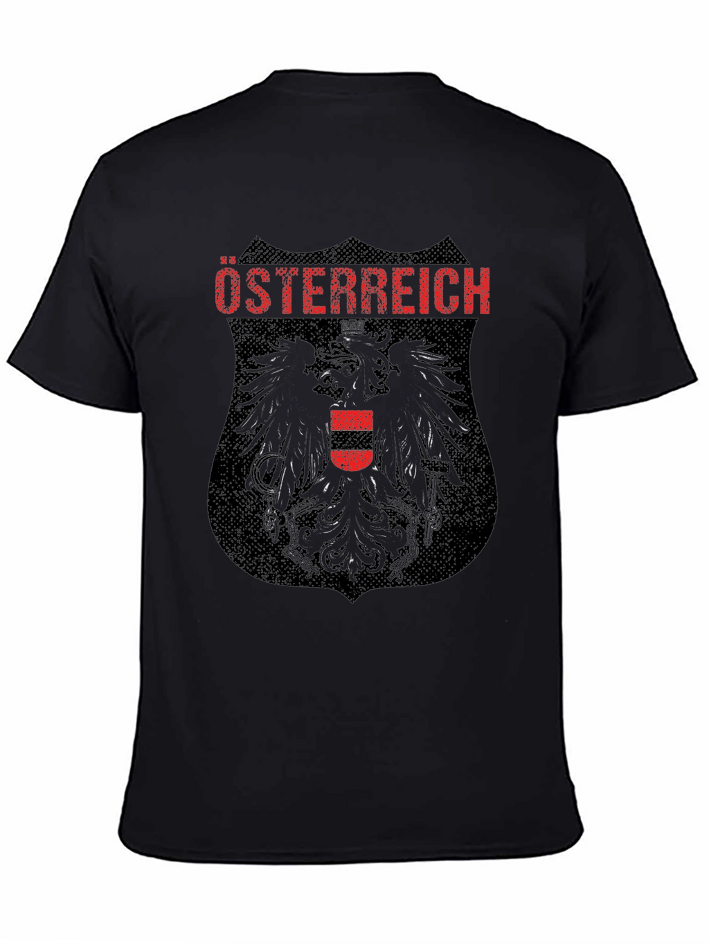 Austria Crest Graphic Tee - Black