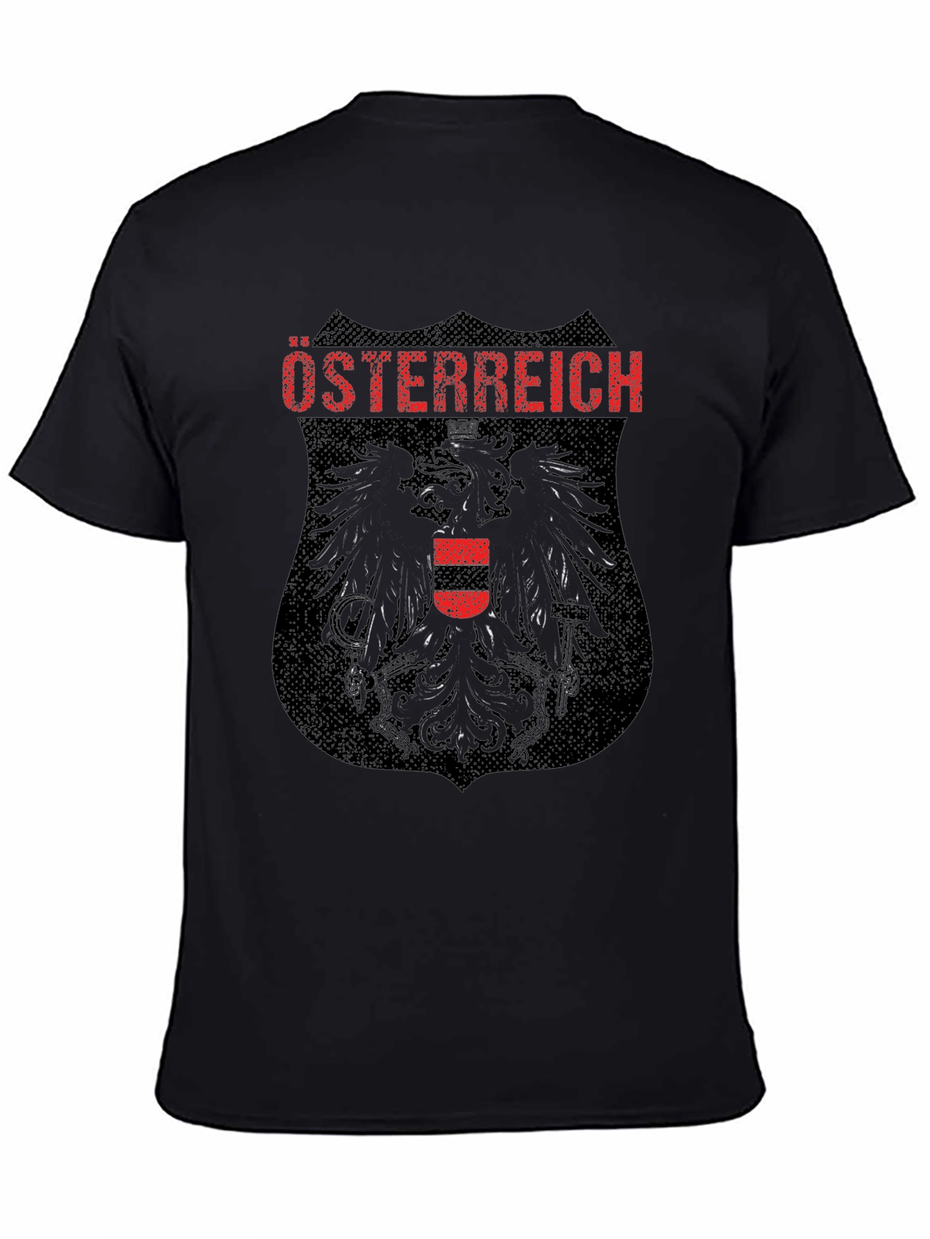 Austria Crest Graphic Tee - Black