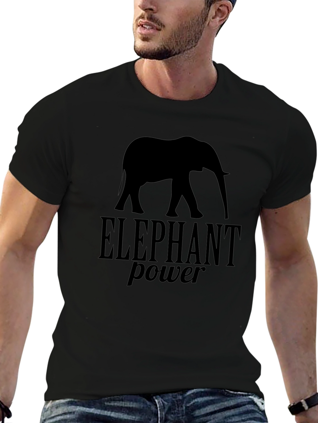 Elephant Power T-Shirt - Bold Graphic Tee