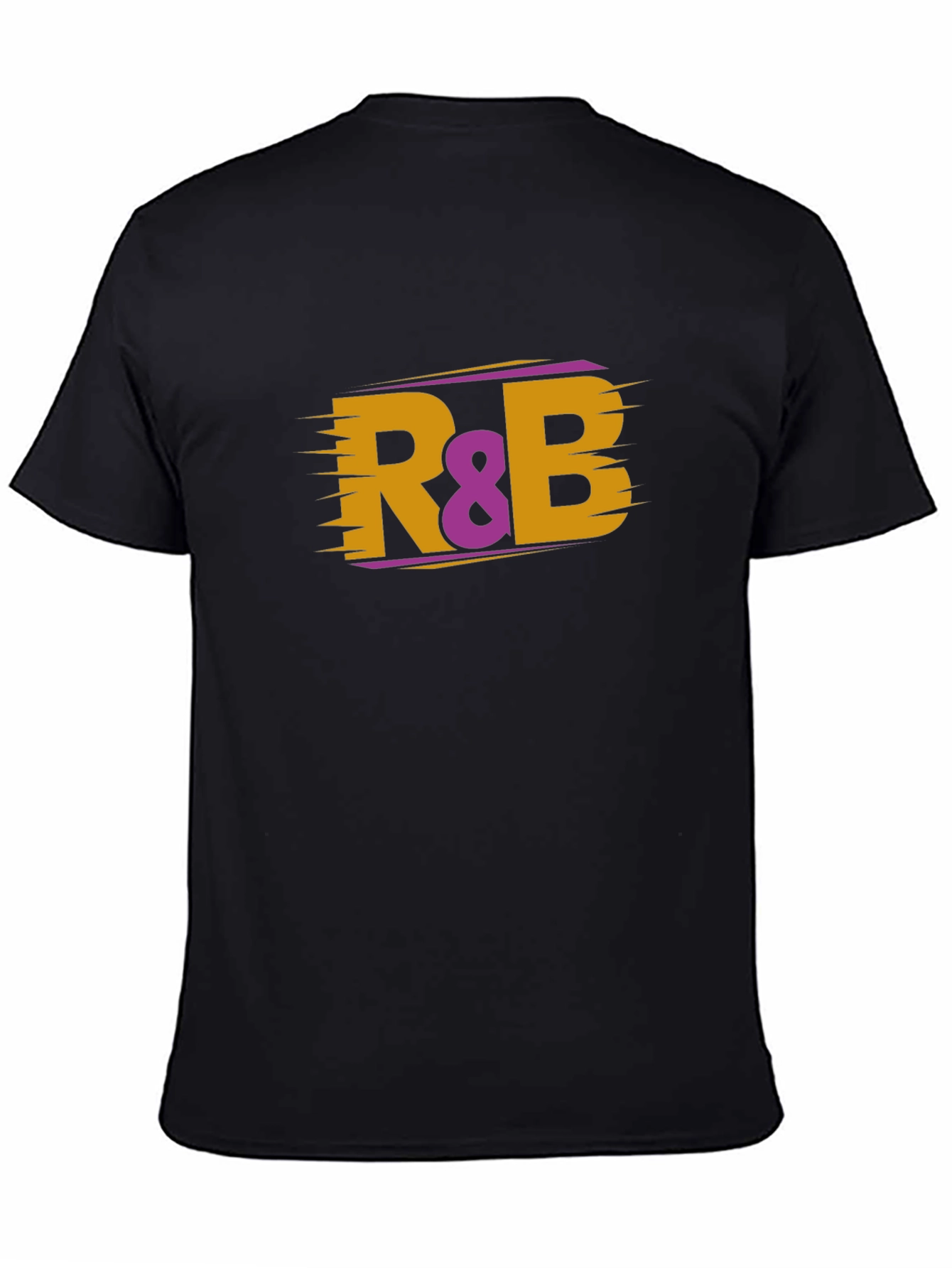 R&B Music T-Shirt - Black Cotton Blend Tee