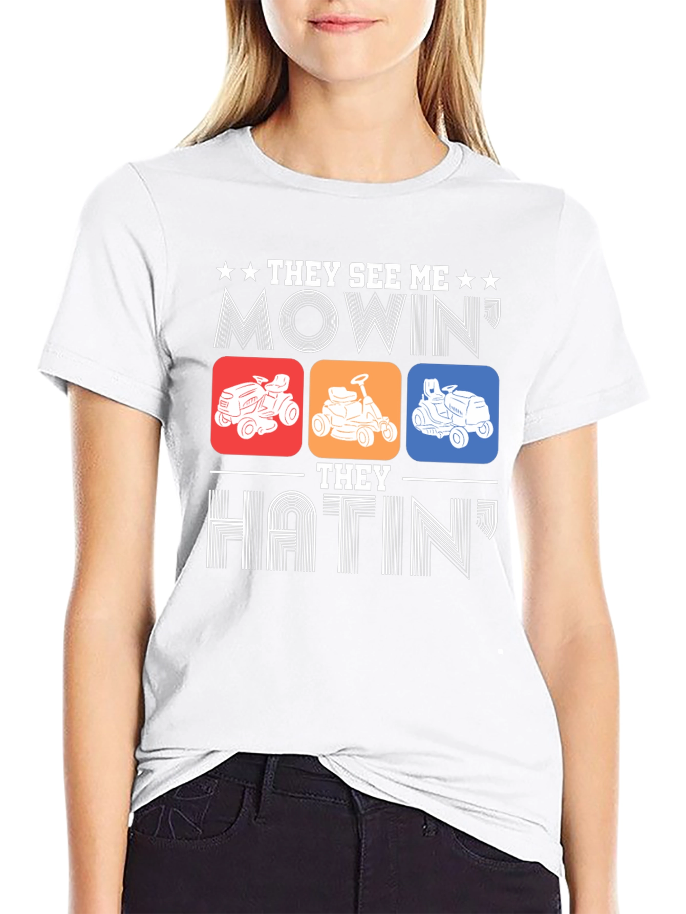 Mowing Humor Graphic Tee