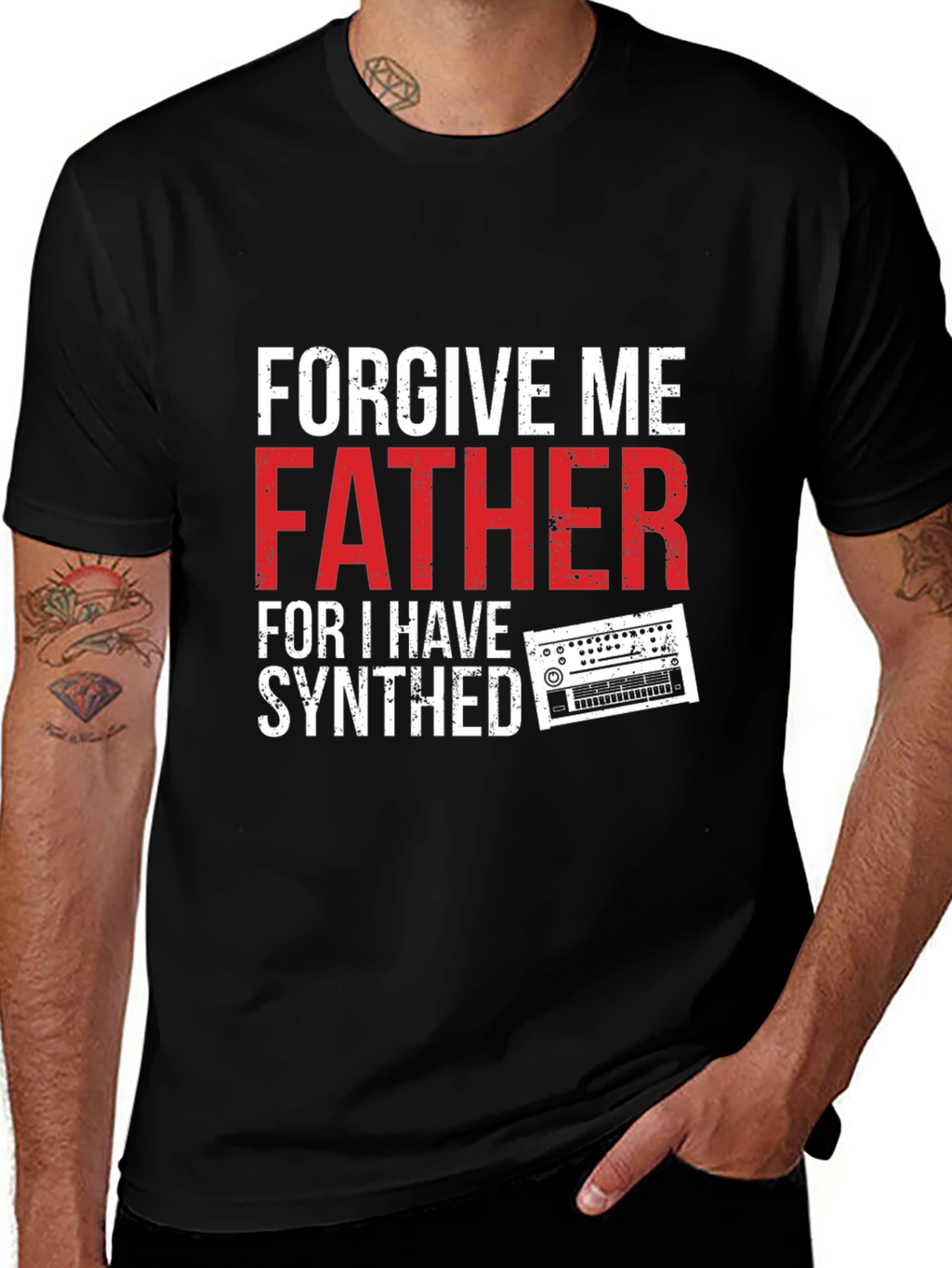 Forgive Me Father I Have Synthed T-Shirt