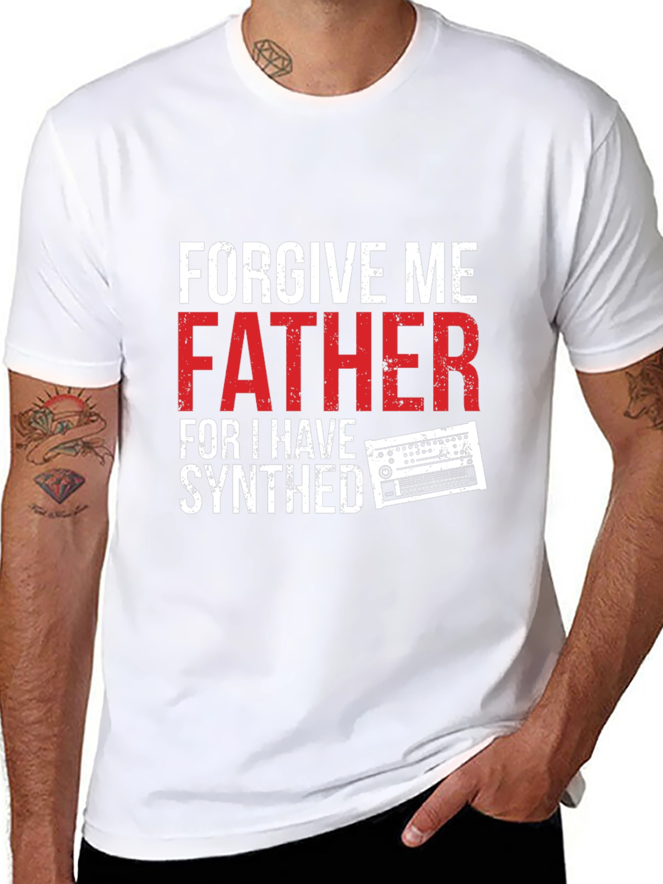 Forgive Me Father I Have Synthed T-Shirt