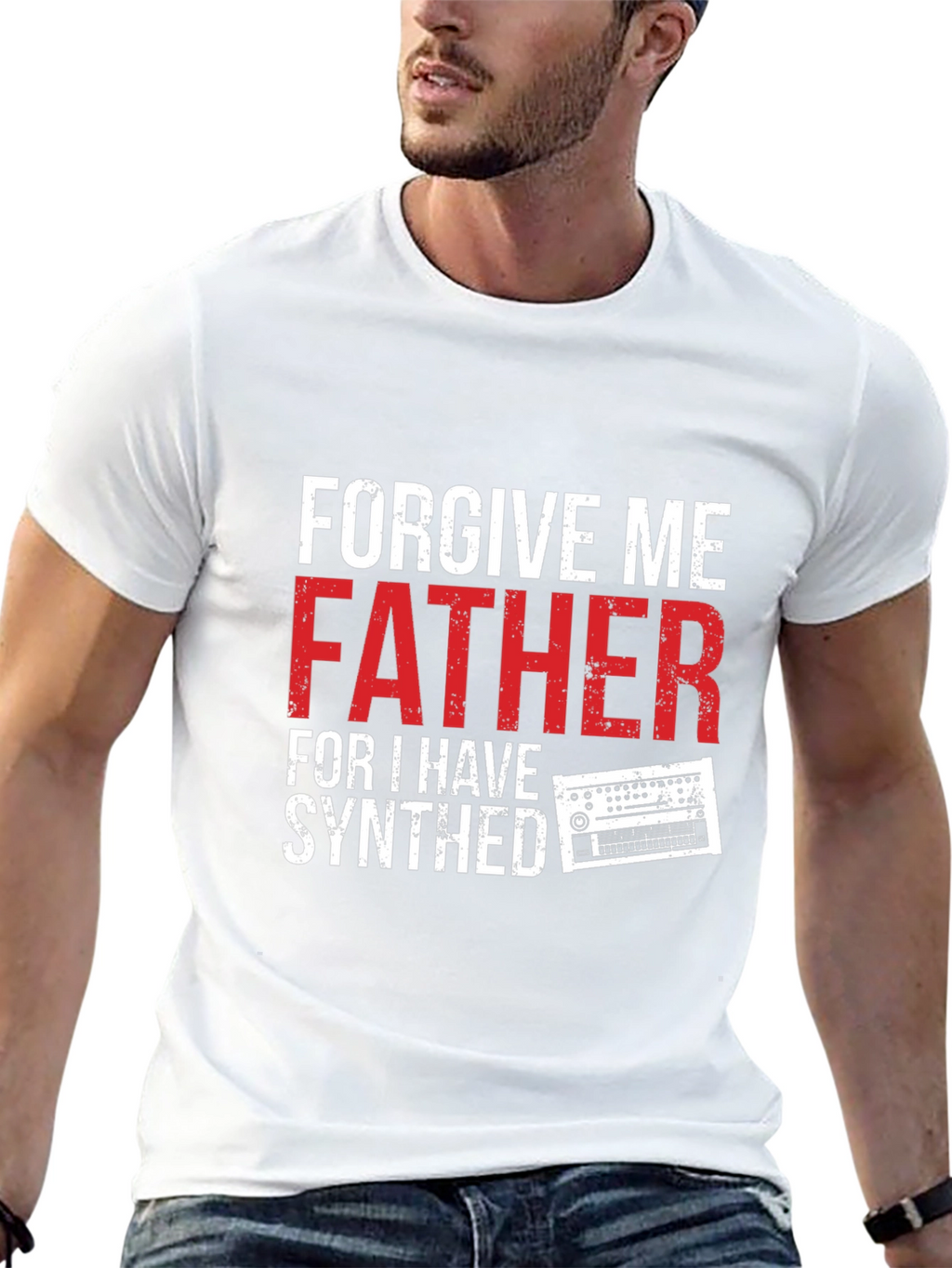 Forgive Me Father I Have Synthed T-Shirt