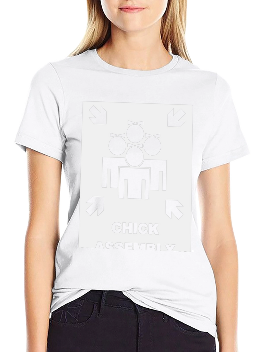 Chick Assembly T-Shirt: Unique Humor Tee