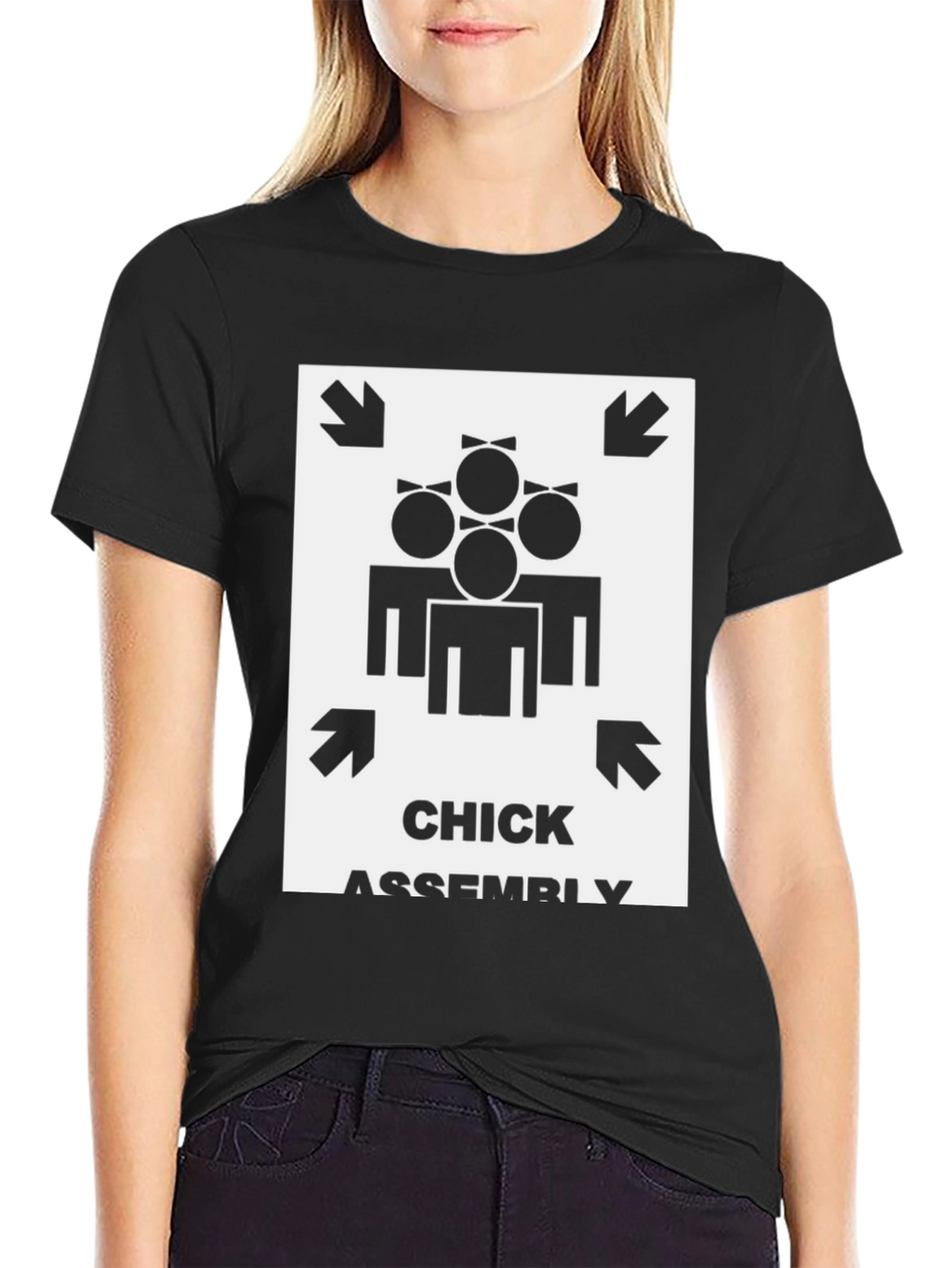 Chick Assembly T-Shirt: Unique Humor Tee