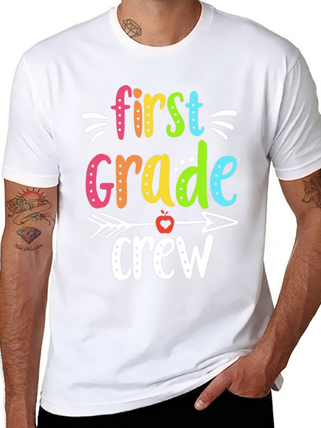 First Grade Crew Teacher T-Shirt