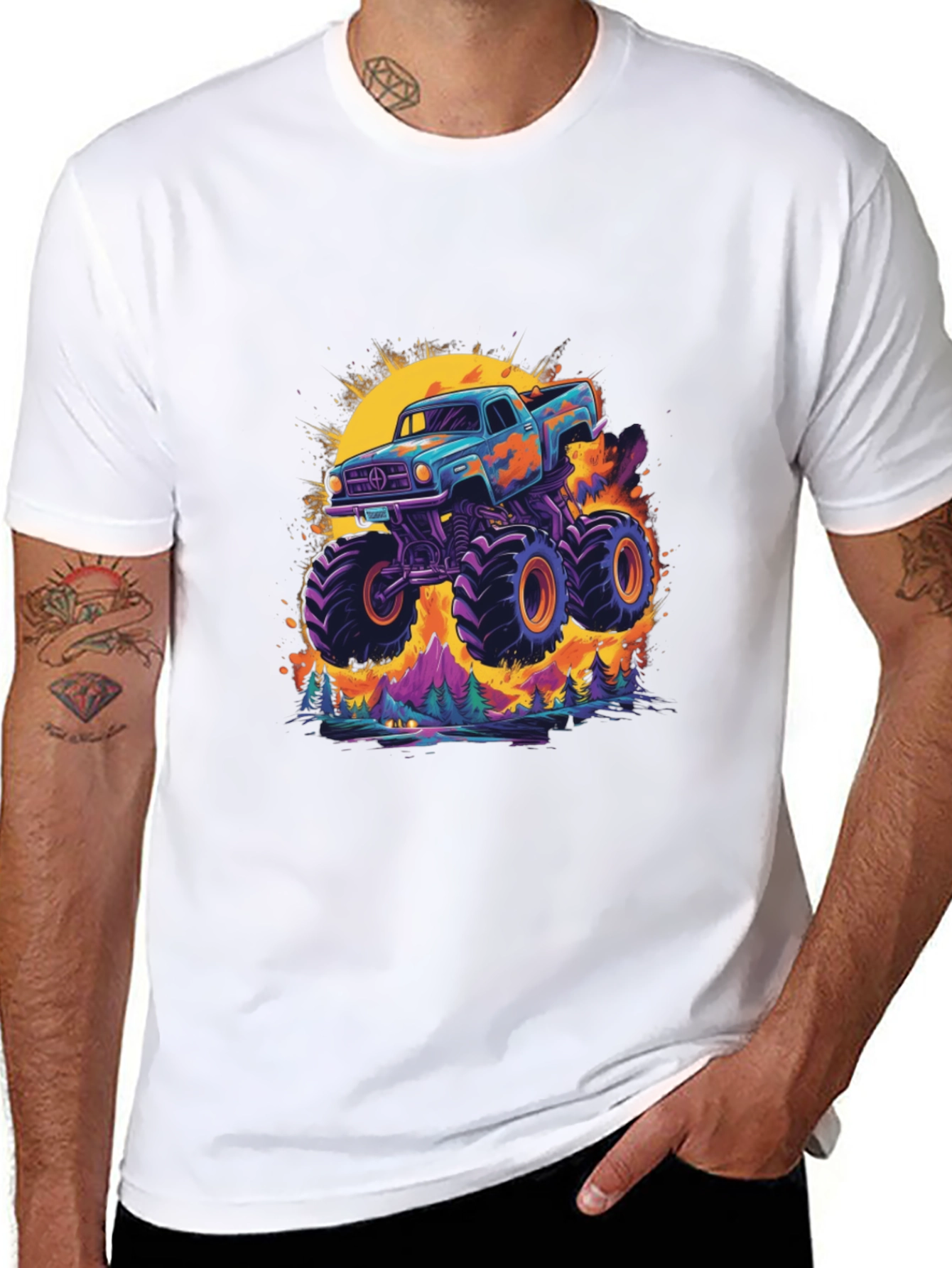 Monster Truck Graphic Tee - Bold & Unique