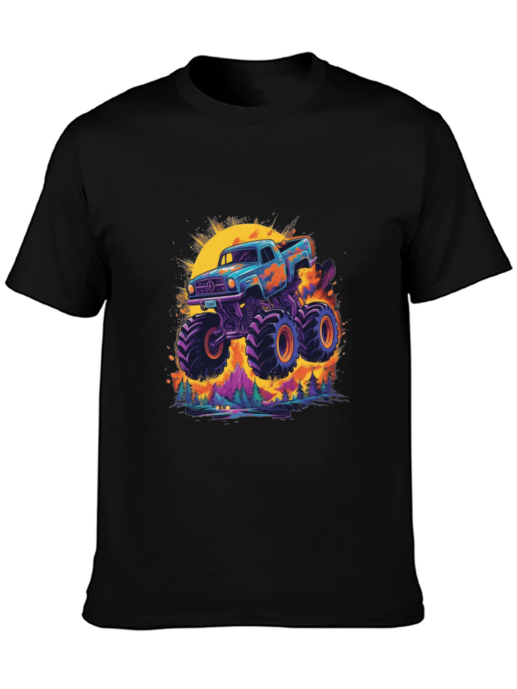 Monster Truck Graphic Tee - Bold & Unique