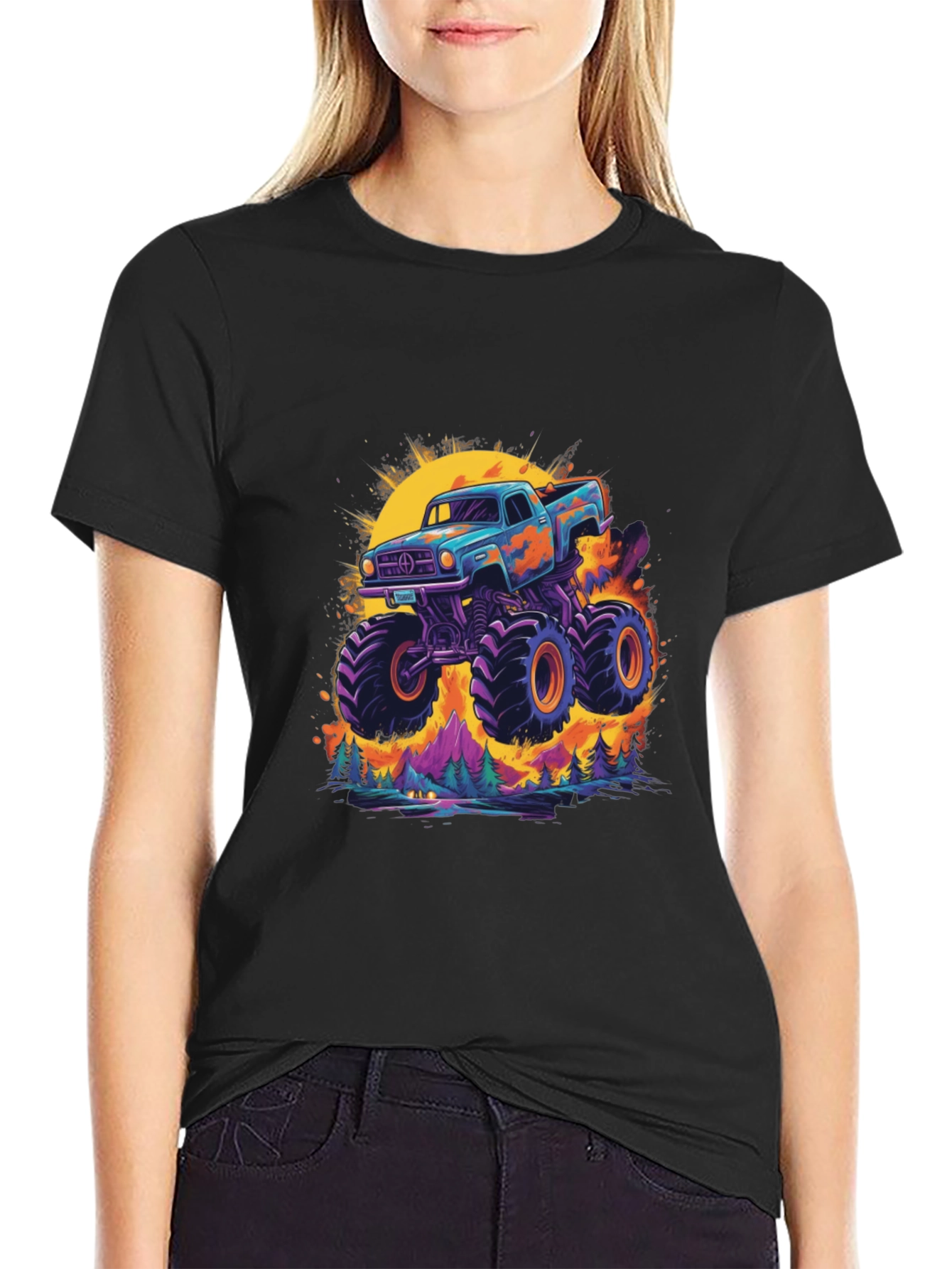 Monster Truck Graphic Tee - Bold & Unique